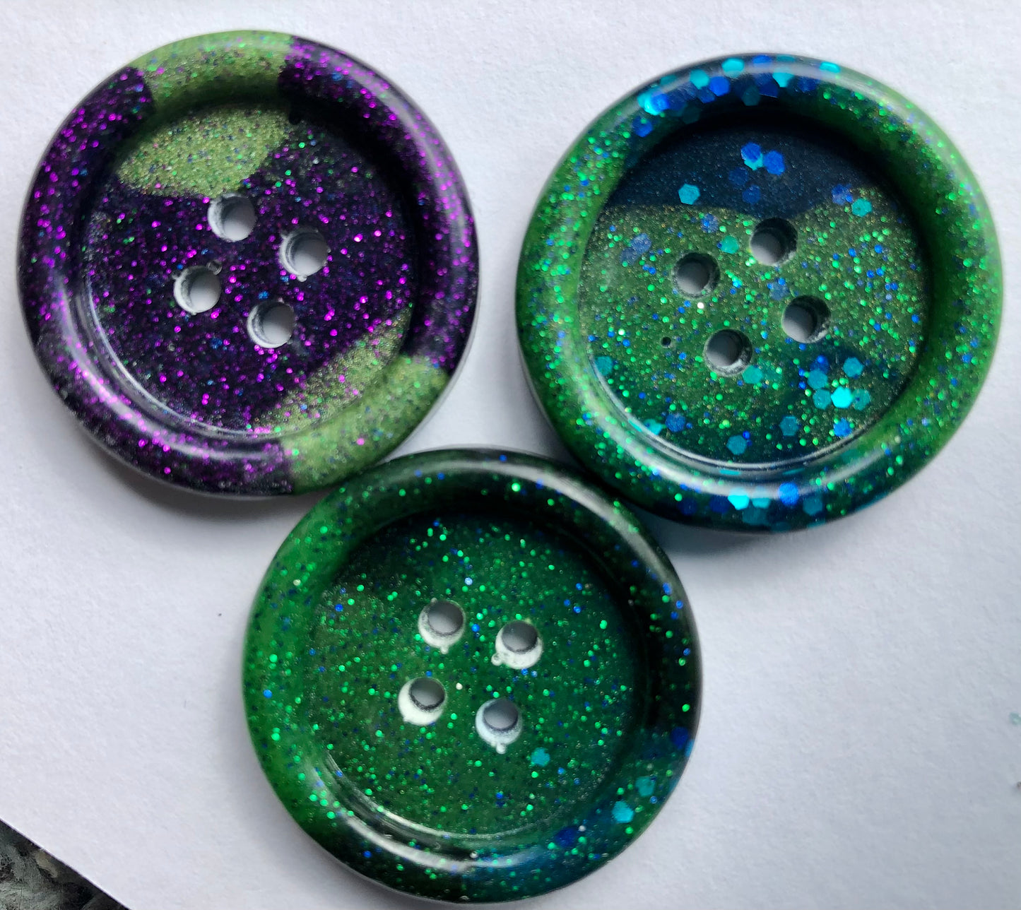 Shetland Mirrie Dancers Resin Buttons