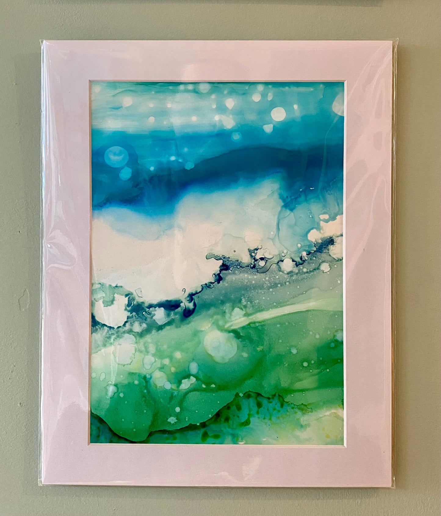 Underwater Inspired Original Ink Painting