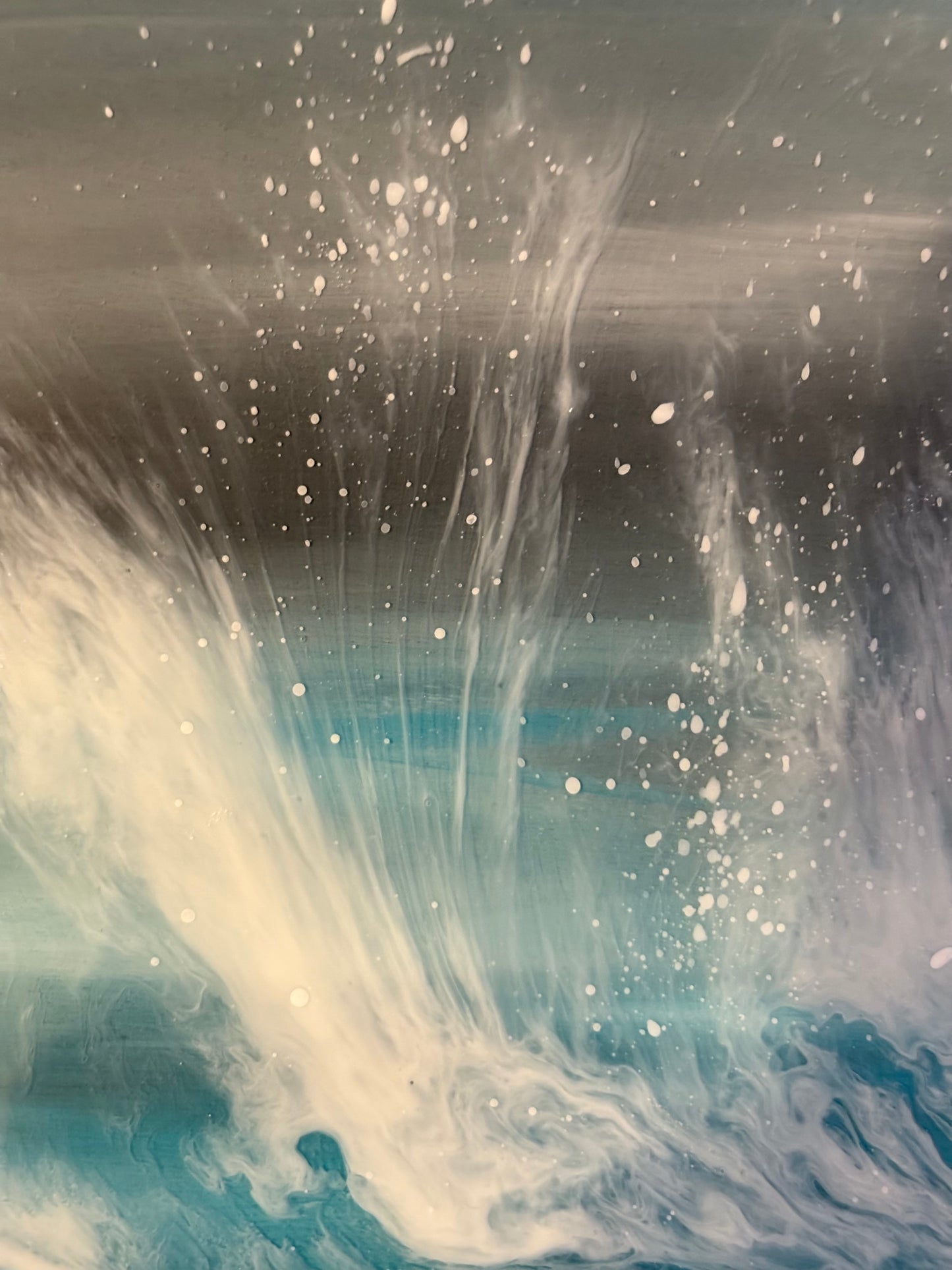 Mini resin seascape artwork