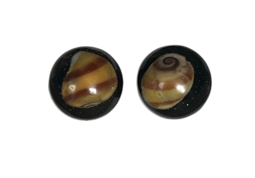 Sunset Beach Earrings With Rare Yellow Whalsay Shells