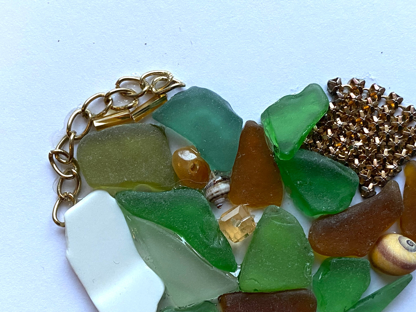 Mini Beach Mosaic | Green