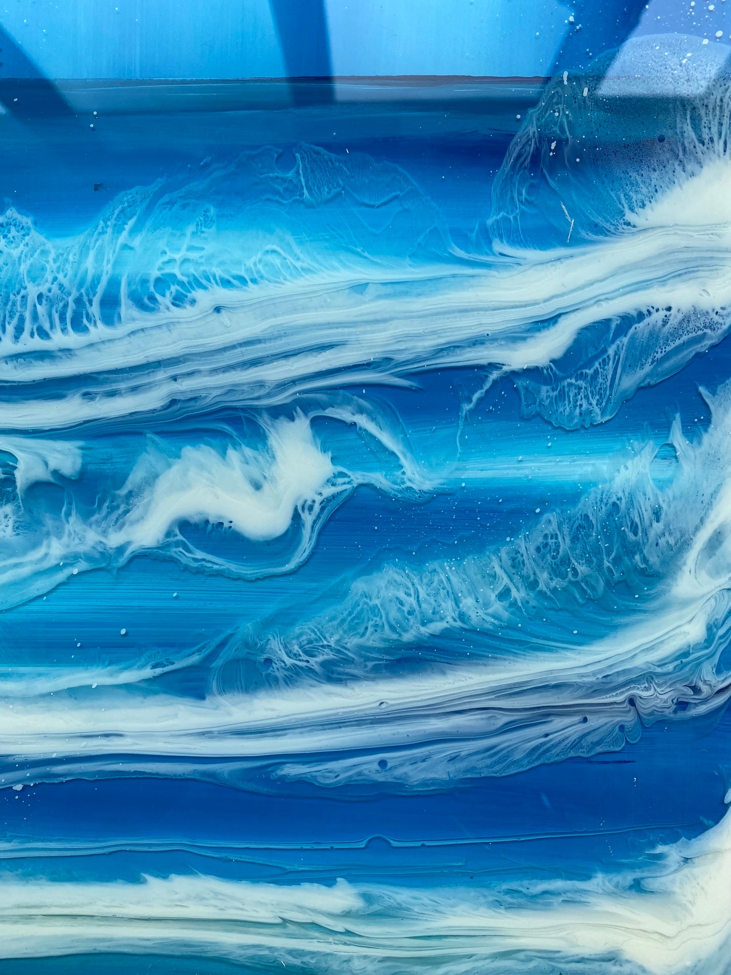 Seascape Resin Artwork | Rectangle