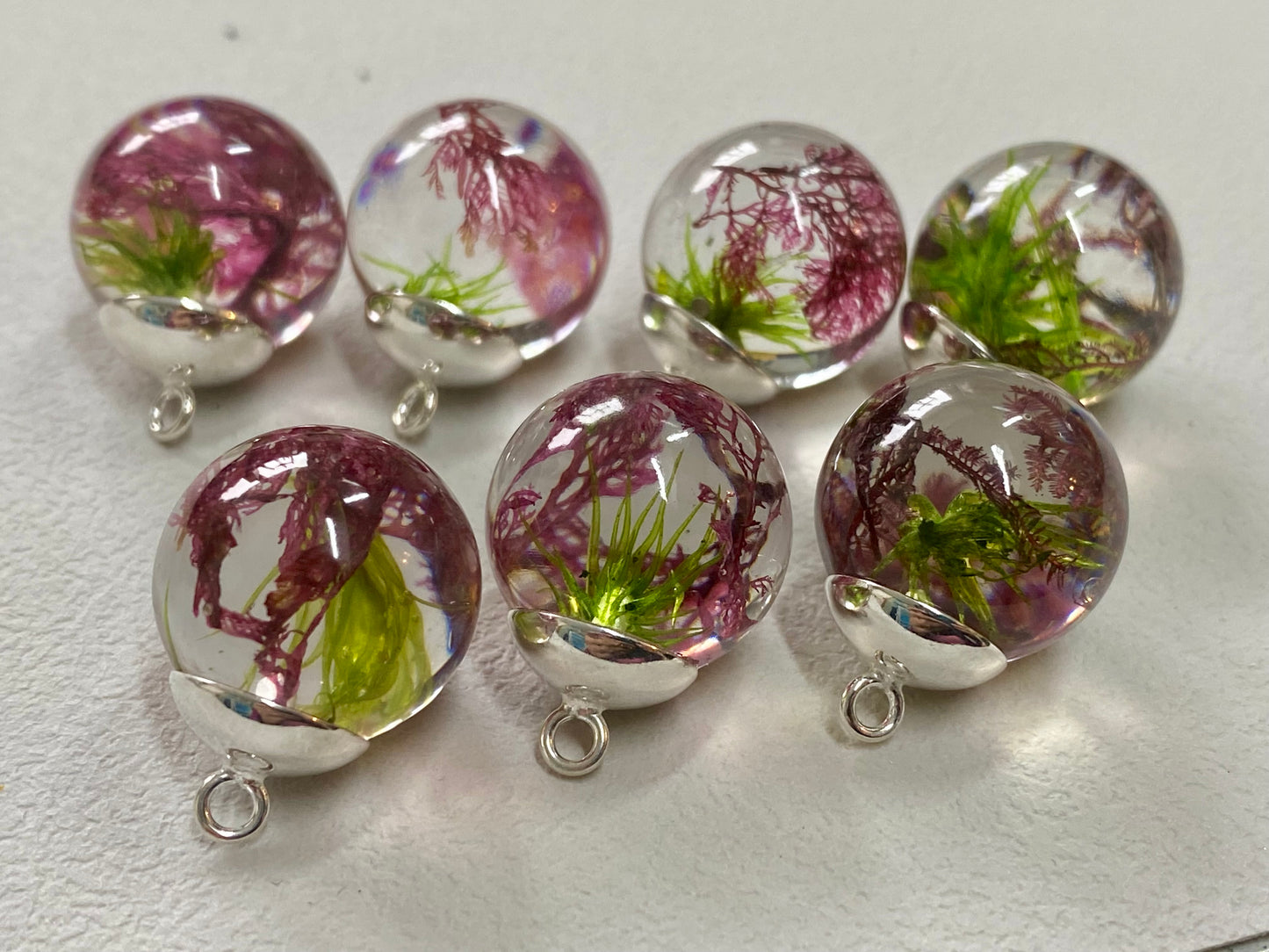 Shetland Seaweed Drop Earrings | Mixed