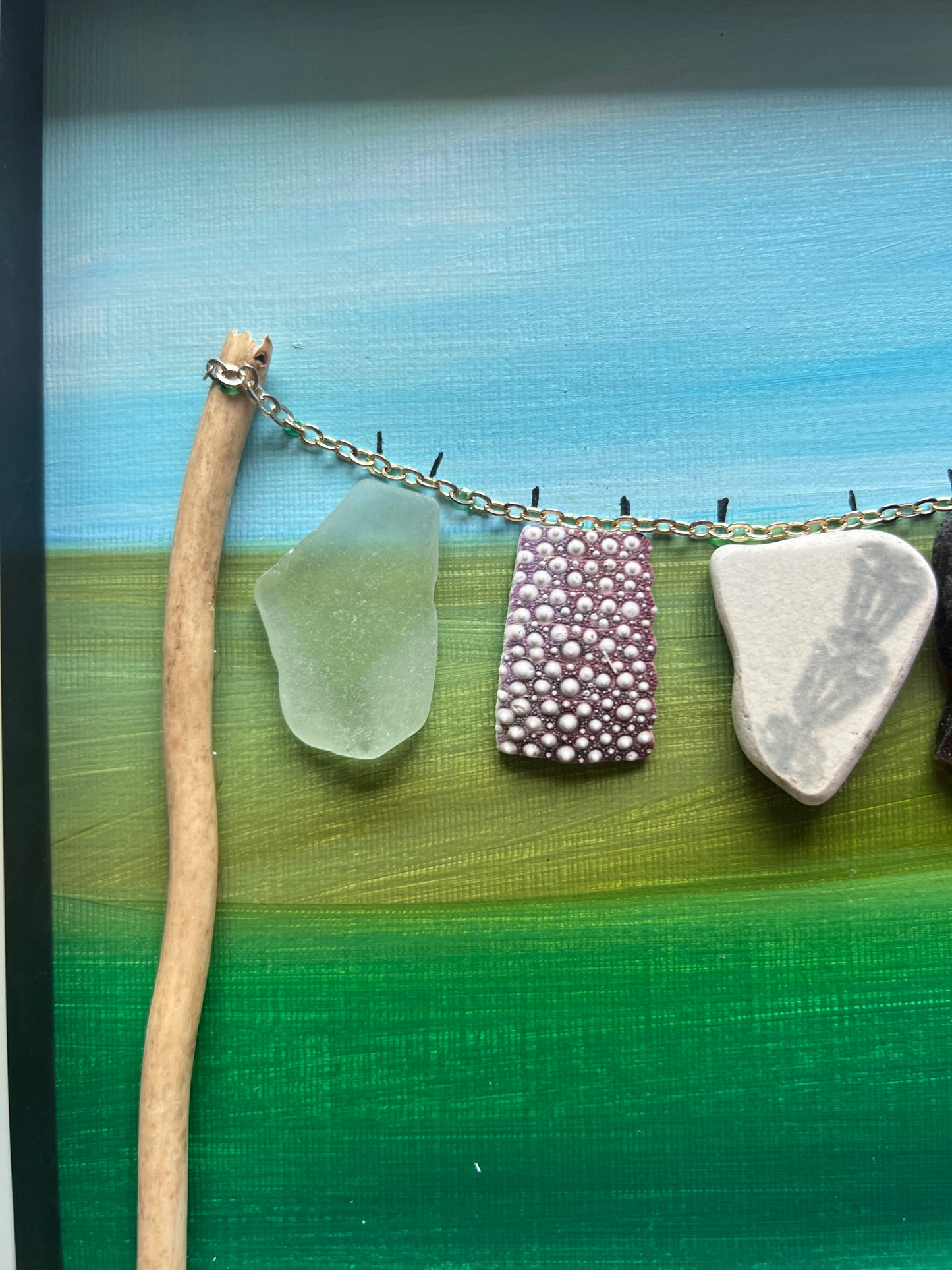 Island Treasure Washing on the Line Artwork