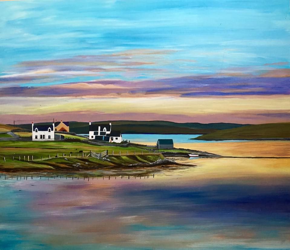 West Sandwick Shetland, Artwork by Sarah Kay