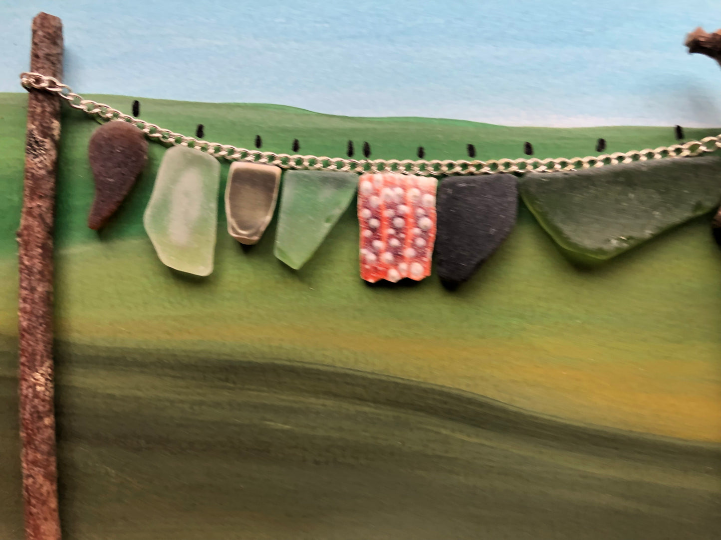 Shetland Beach Treasure Clothes Line