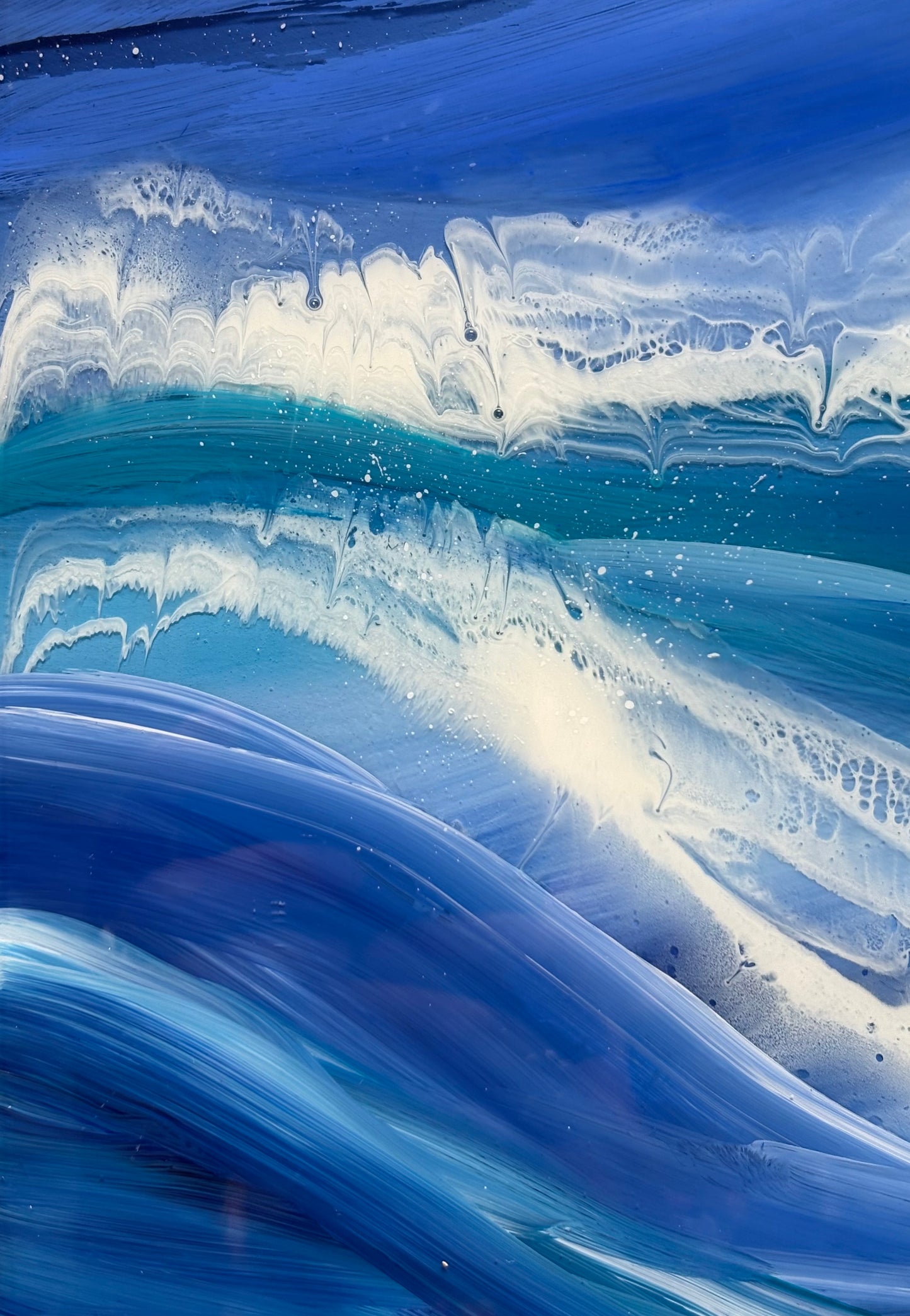 Indigo seas in Shetland.