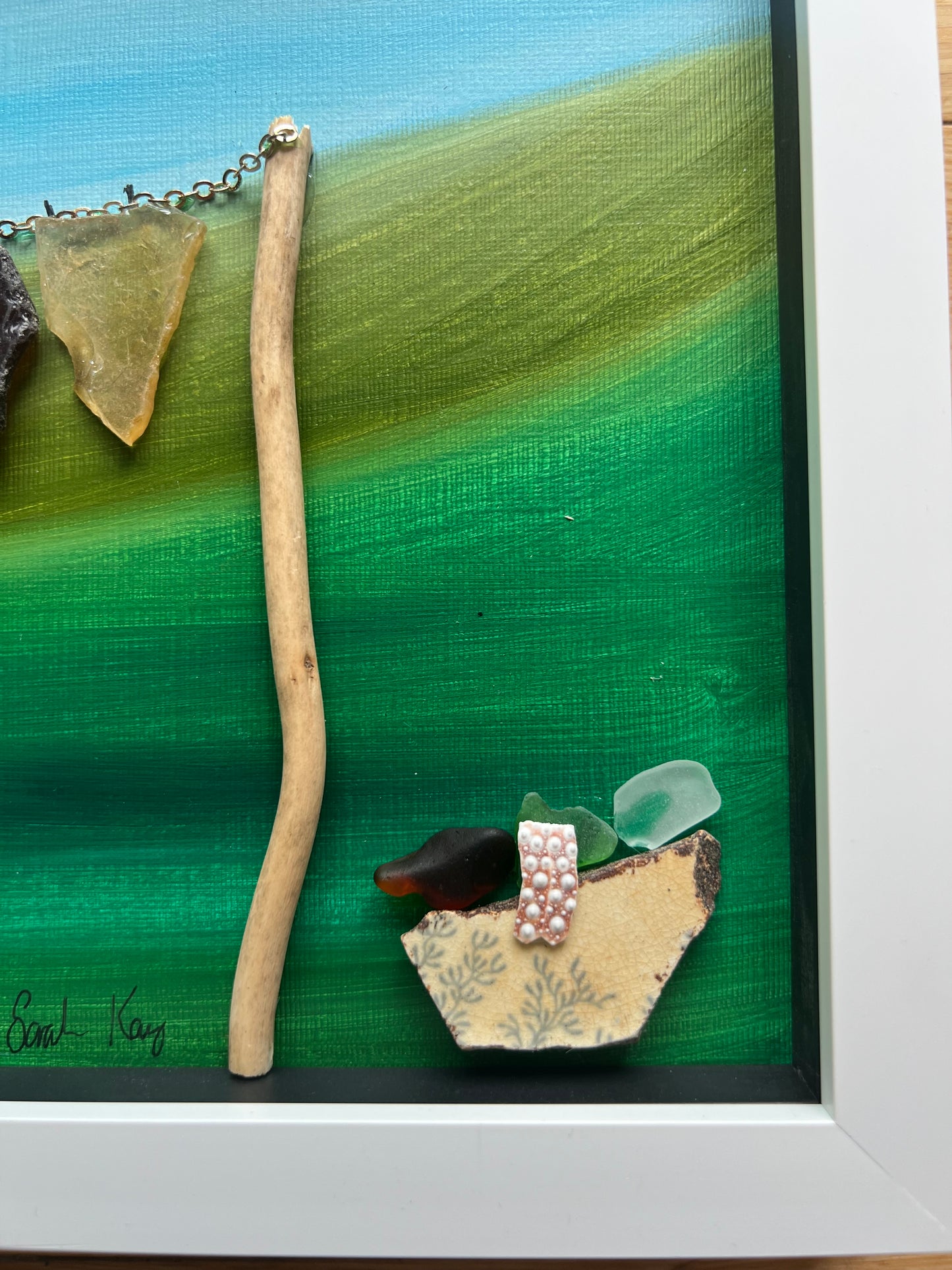 Island Treasure Washing on the Line Artwork