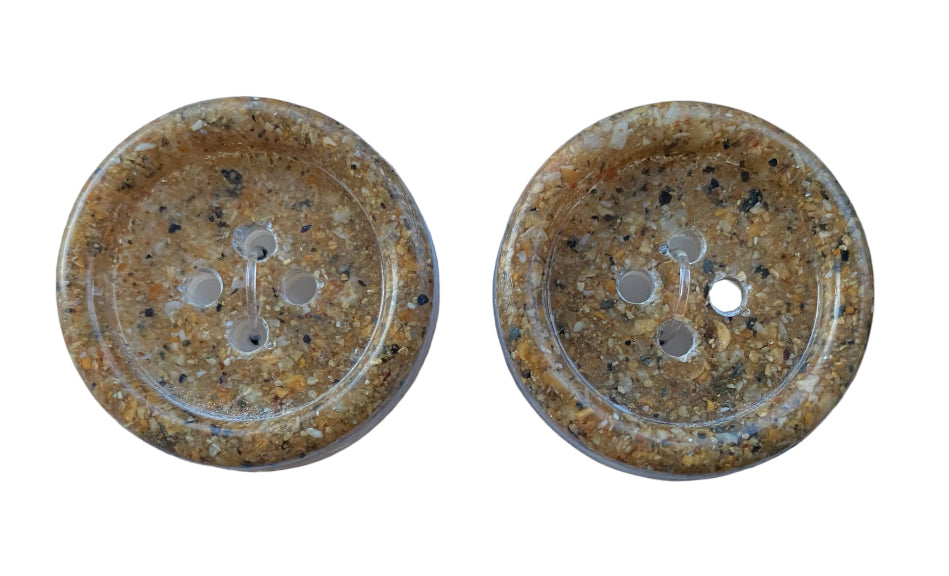 Bains Beach Sand Resin Buttons