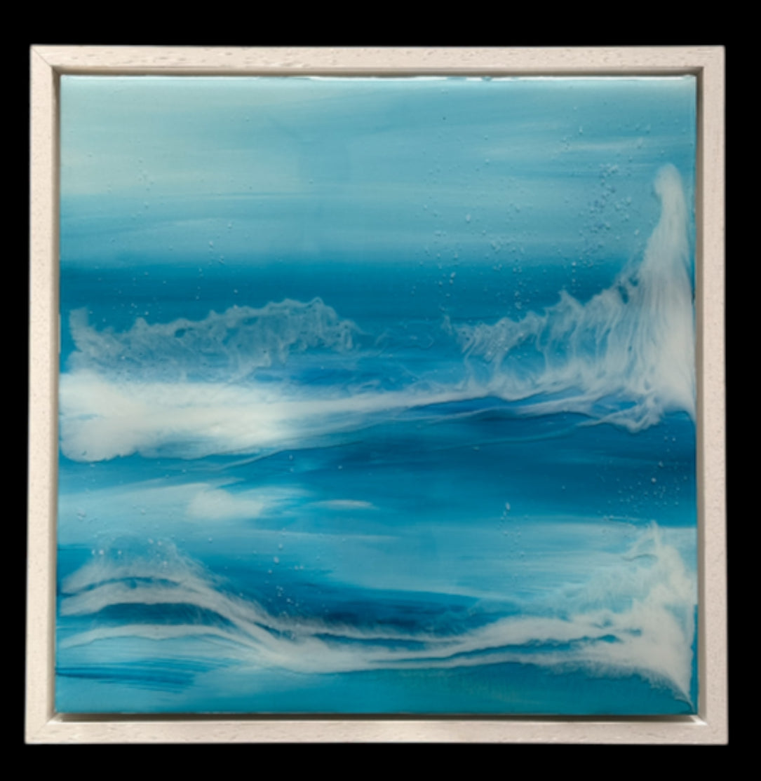 Summer breeze Resin Art Seas | square