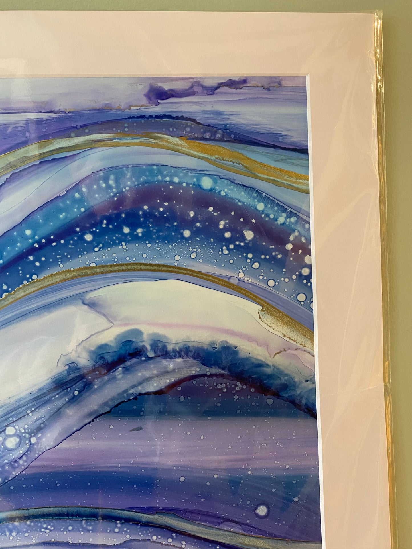 Winter snow inspired Ink Painting