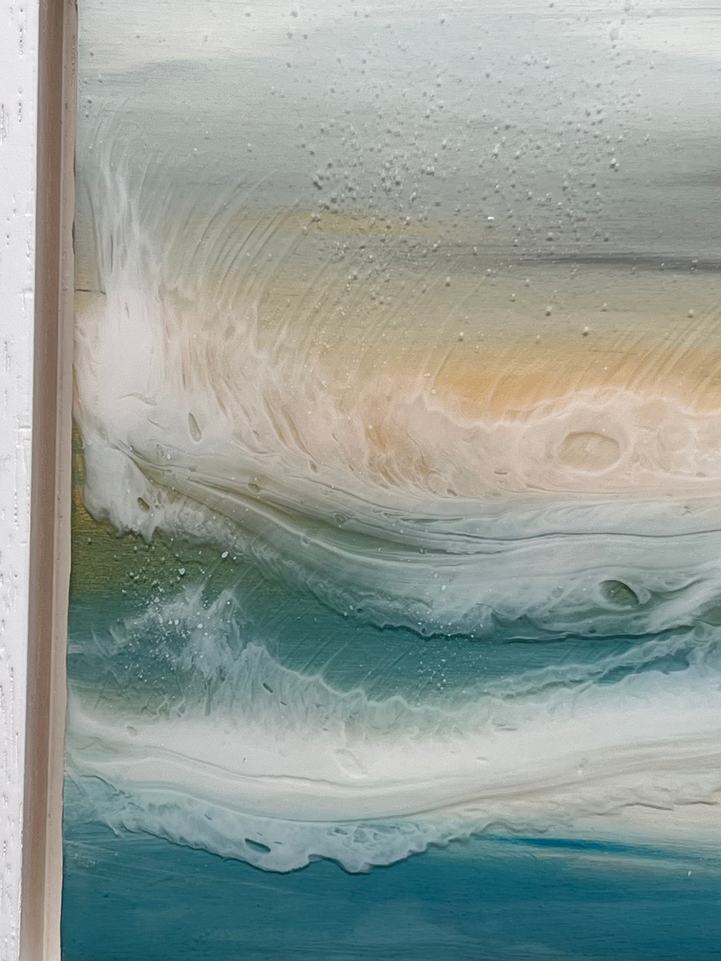 Shetland light Resin seascape | Square