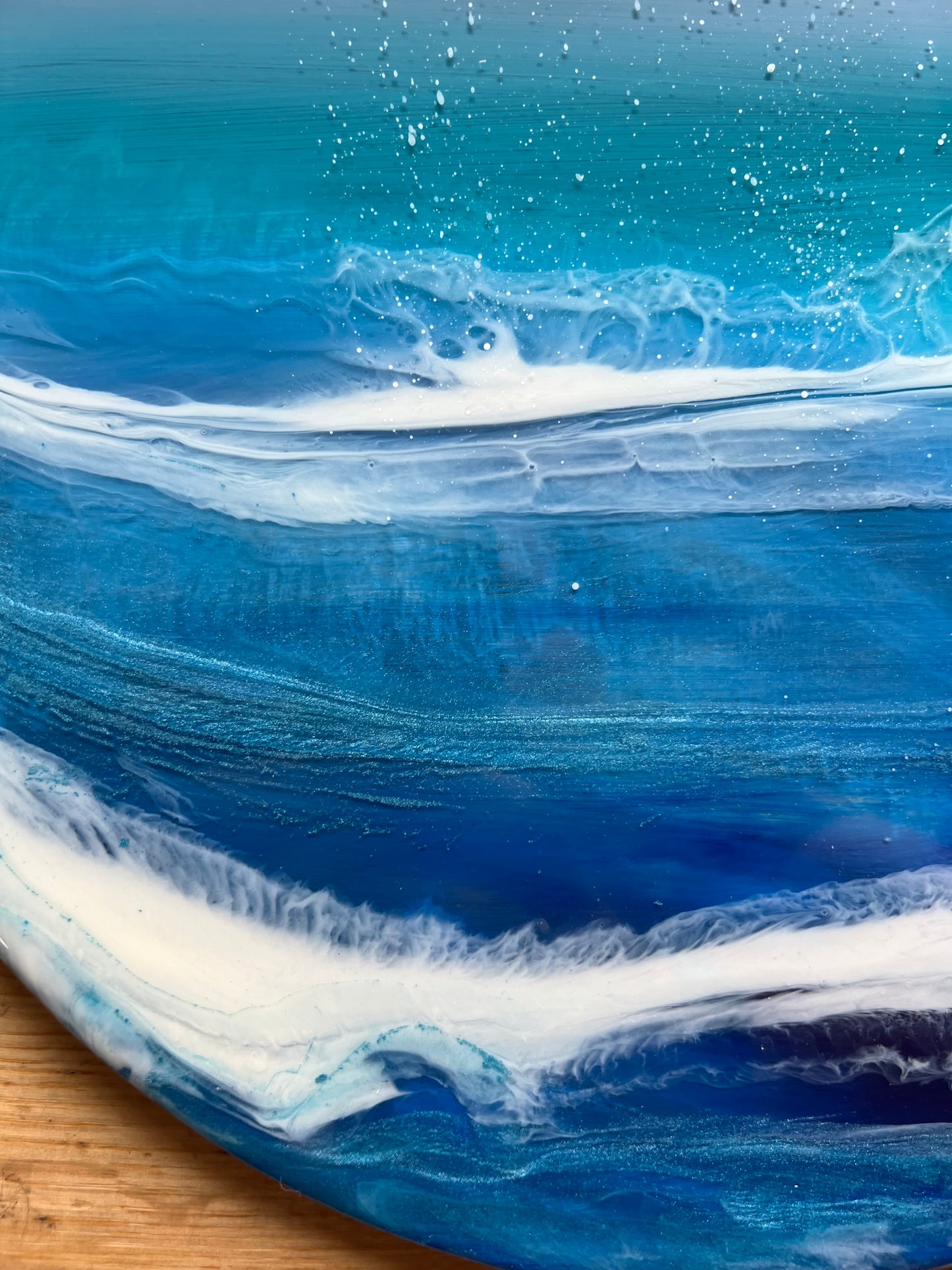 Indigo seascape | Circle