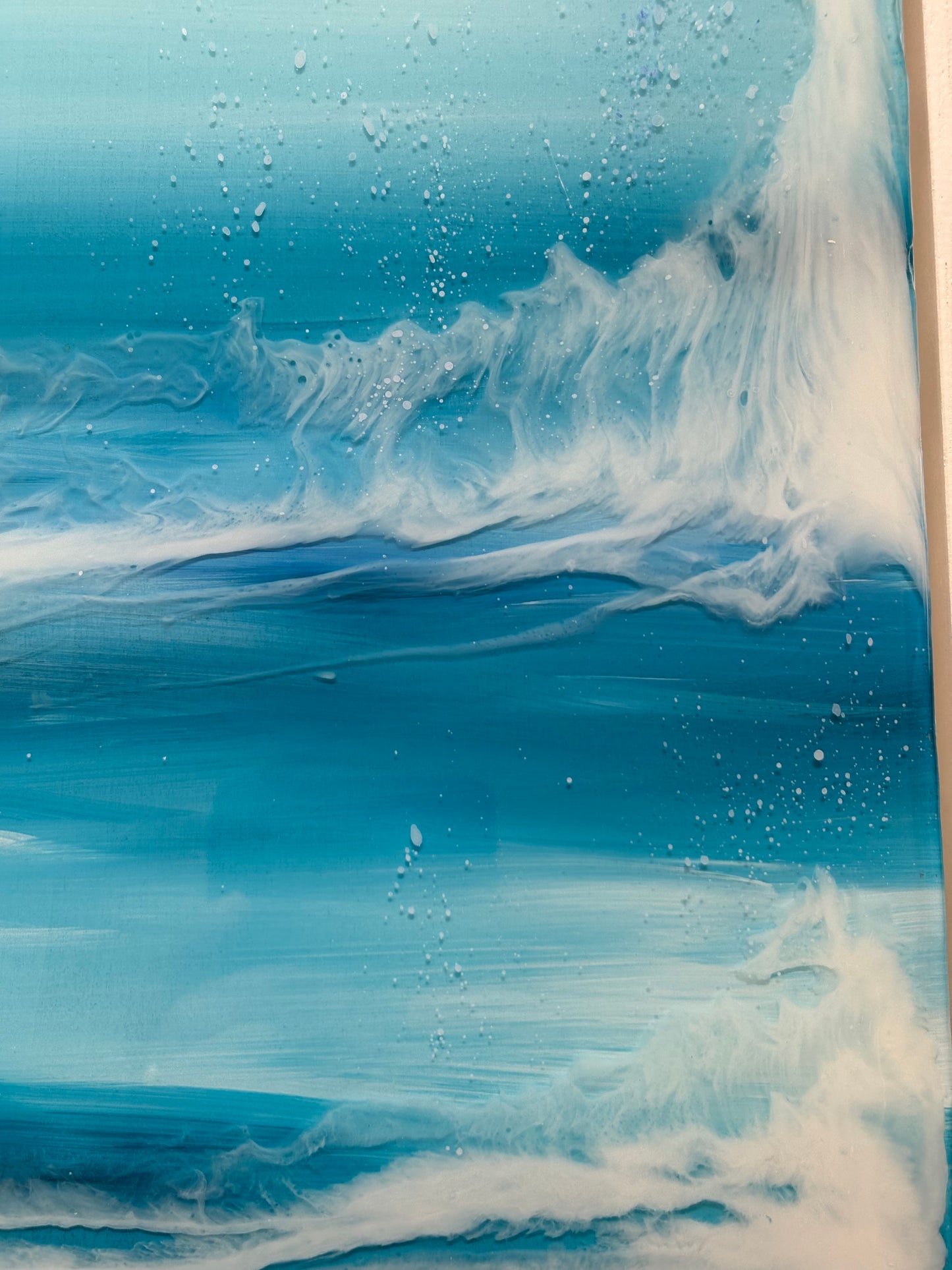 Summer breeze Resin Art Seas | square