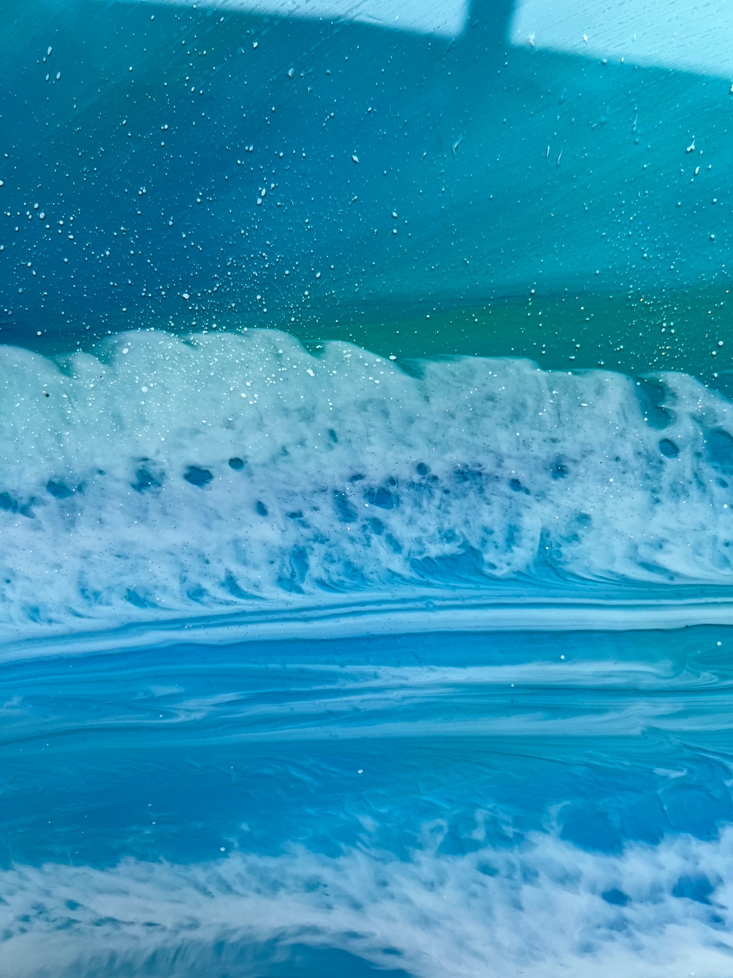 Ultimate Aurora Seascape Art | Circle 60 cms