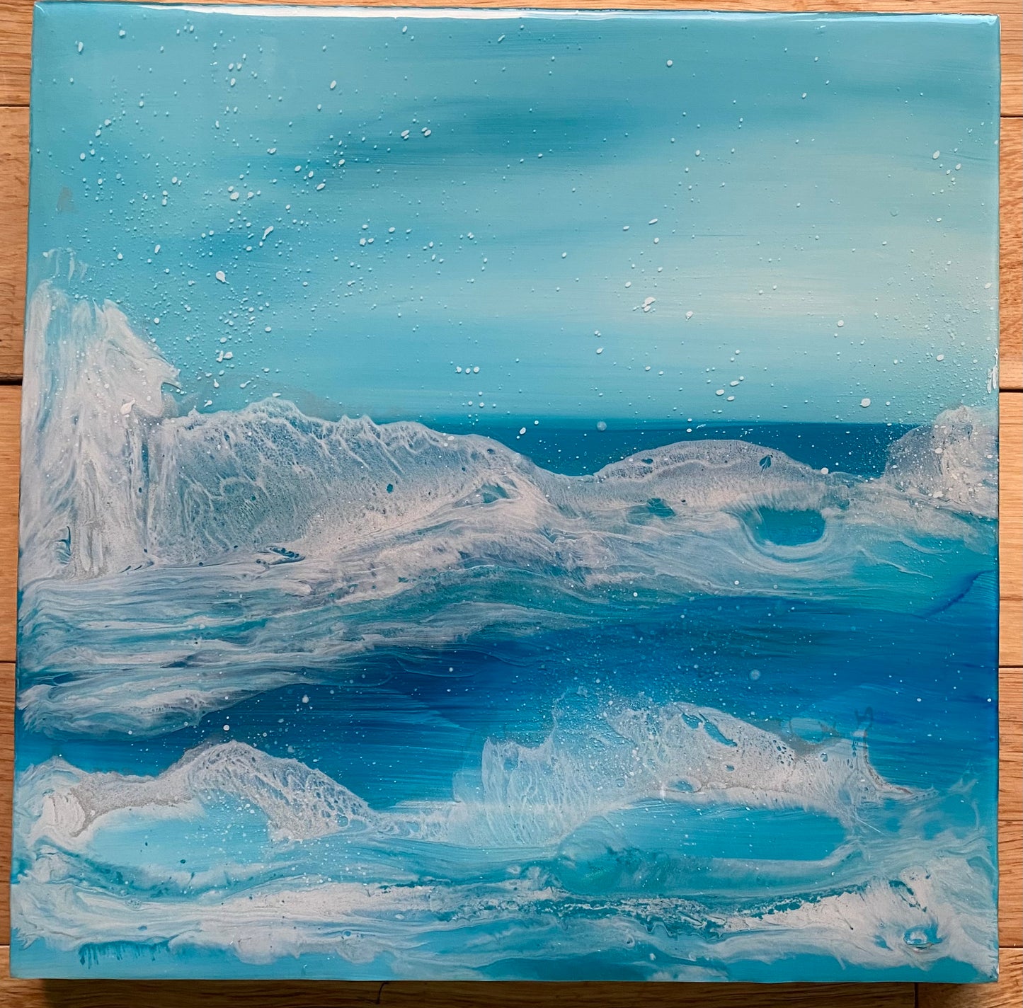 Intricate Wave Artwork | Square