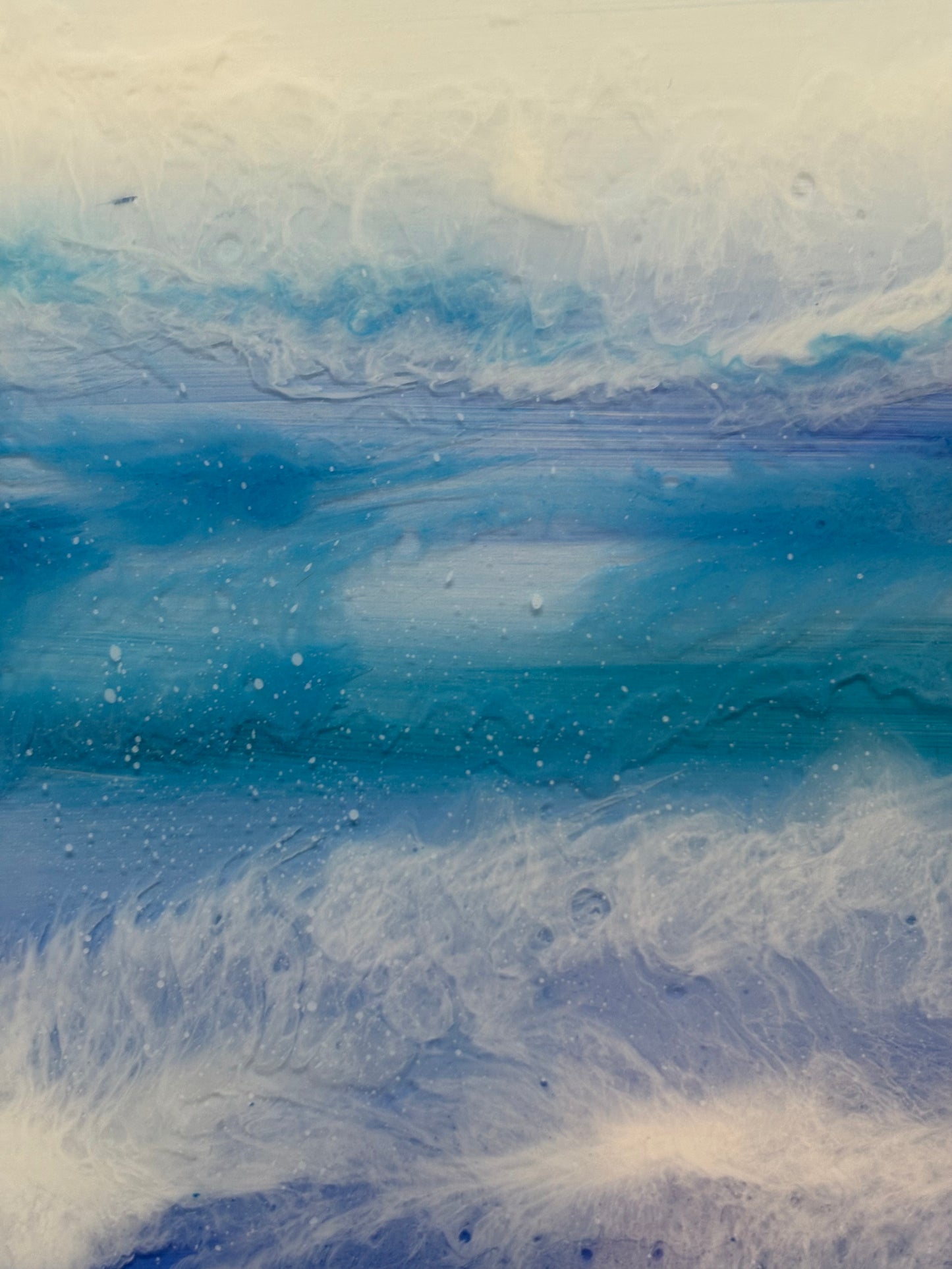 ‘Whispers of the tide” resin seascape