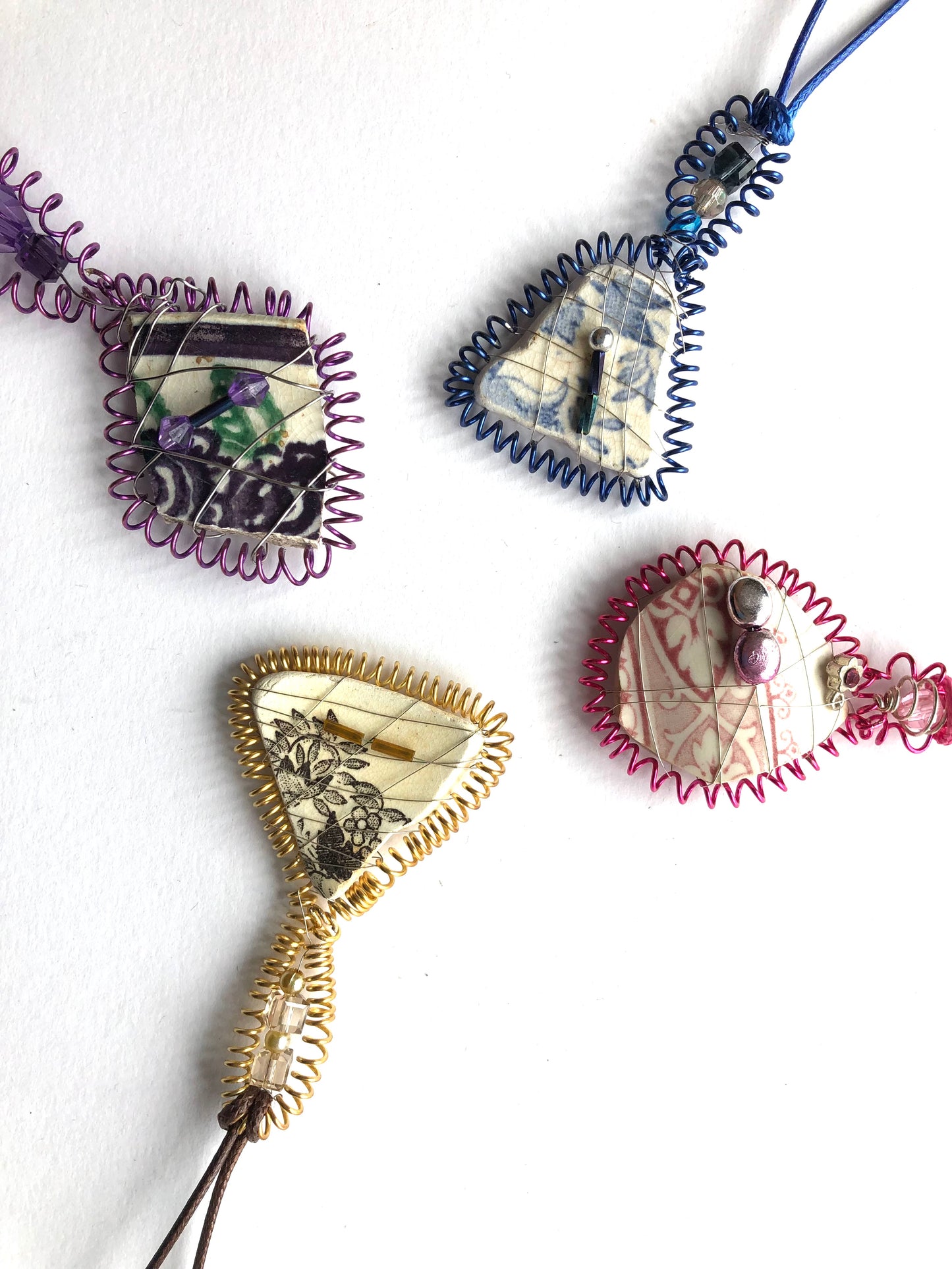 Genuine Pattern Beach Pottery Hanging Decoration