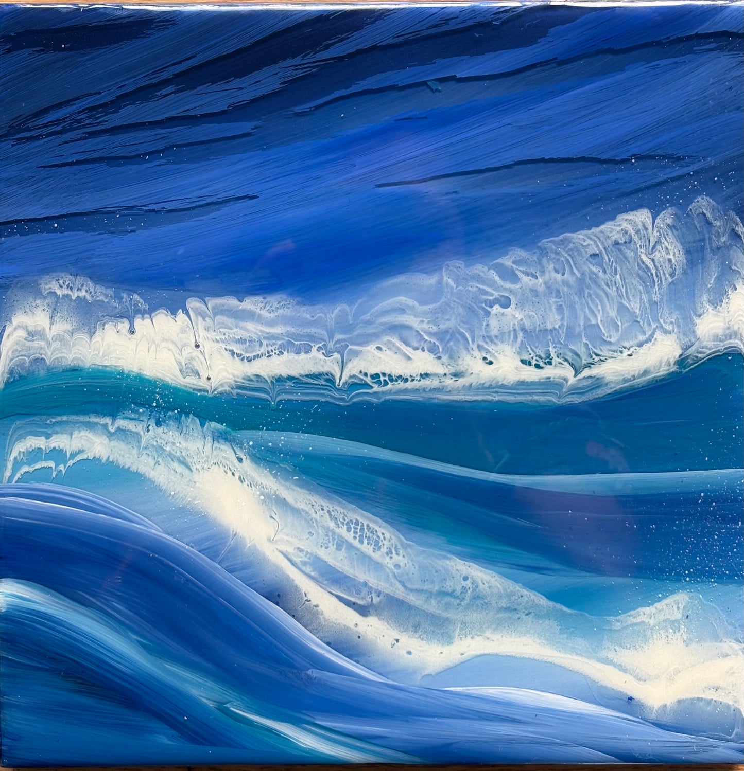 Indigo seas in Shetland.