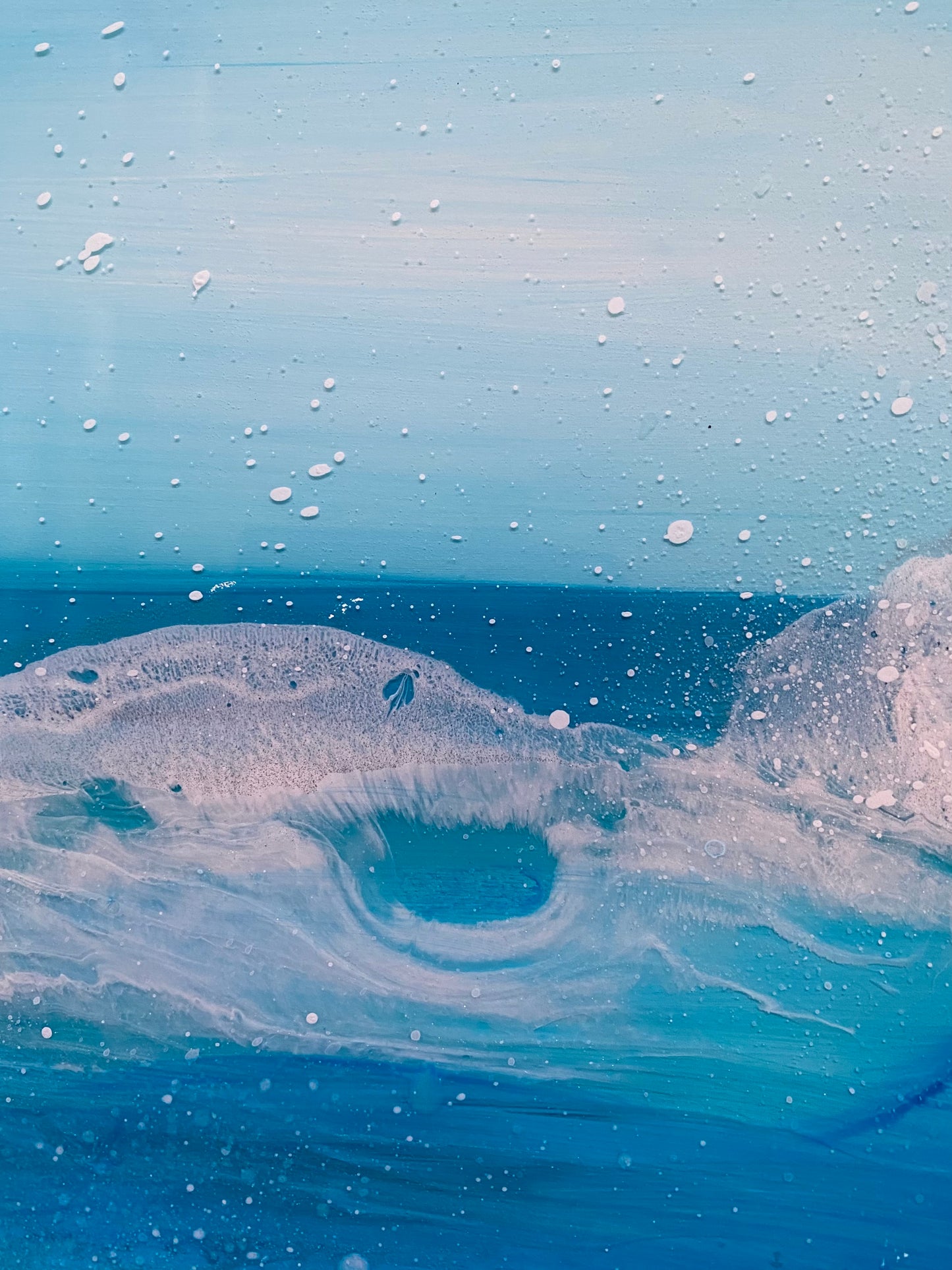 Intricate Wave Artwork | Square