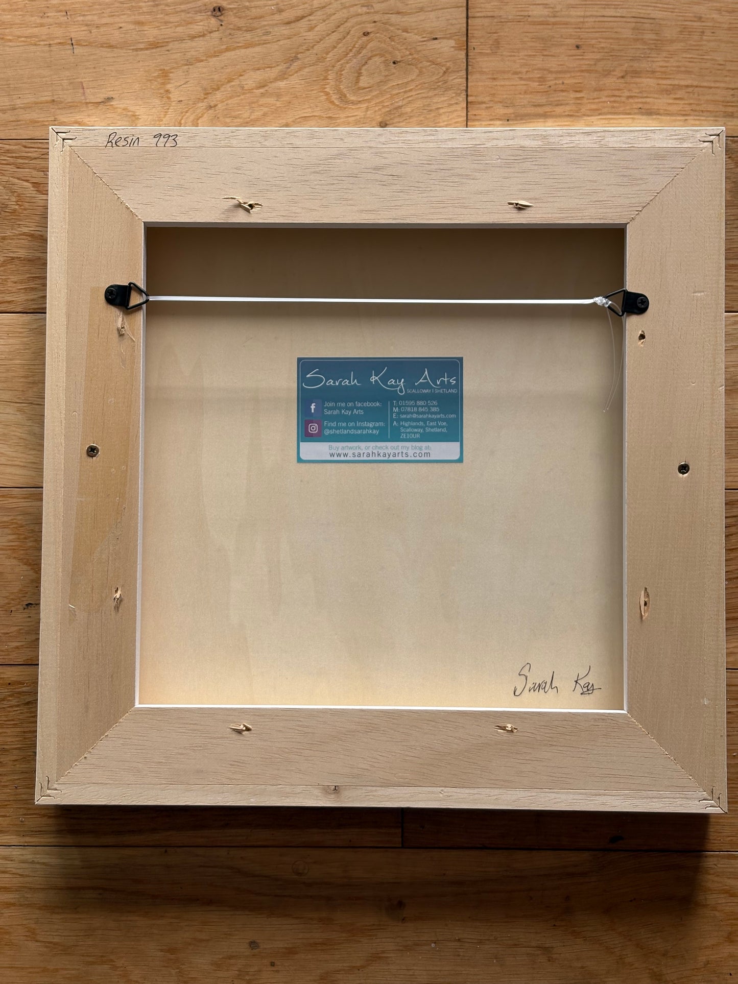 Summer breeze Resin Art Seas | square