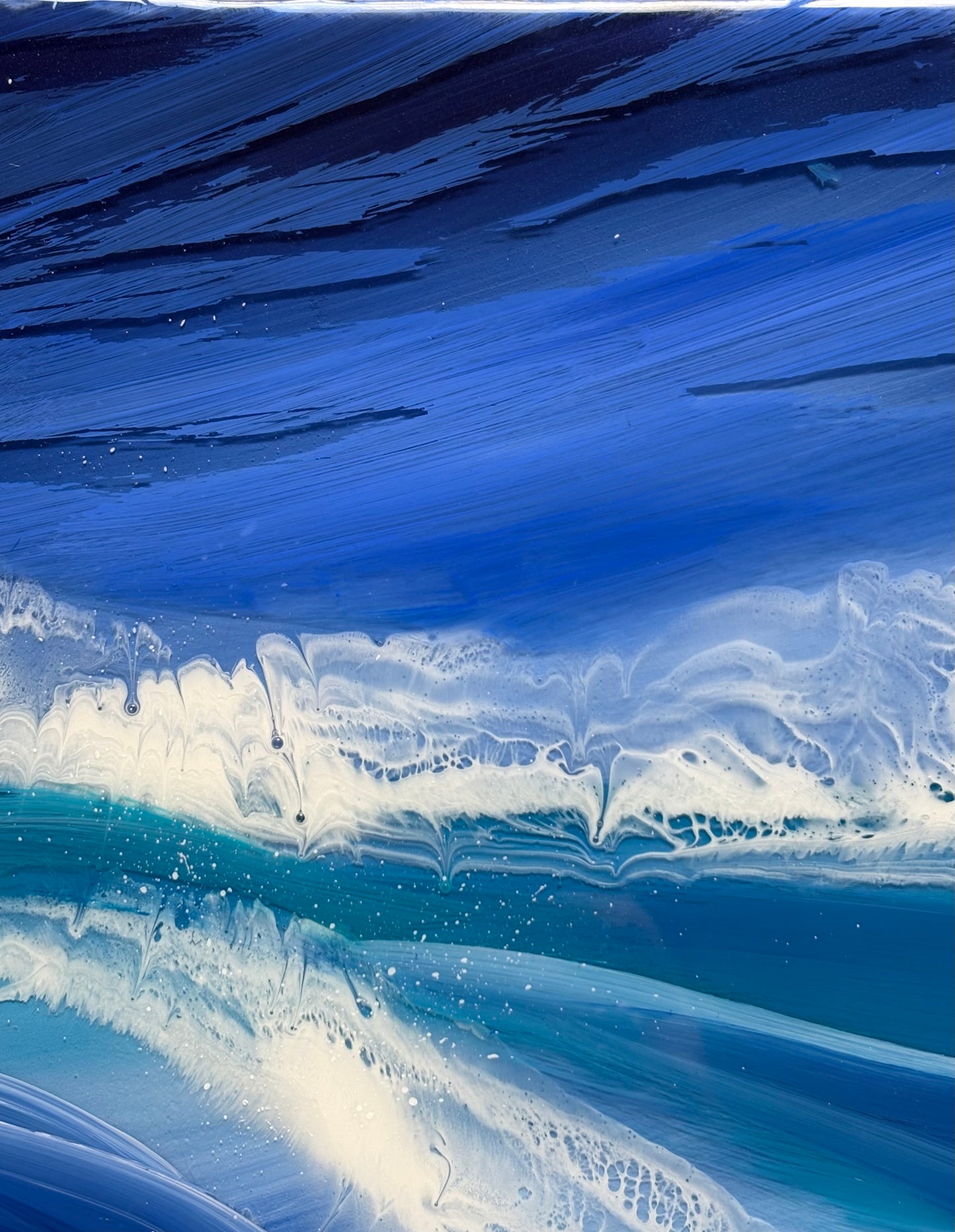 Indigo seas in Shetland.