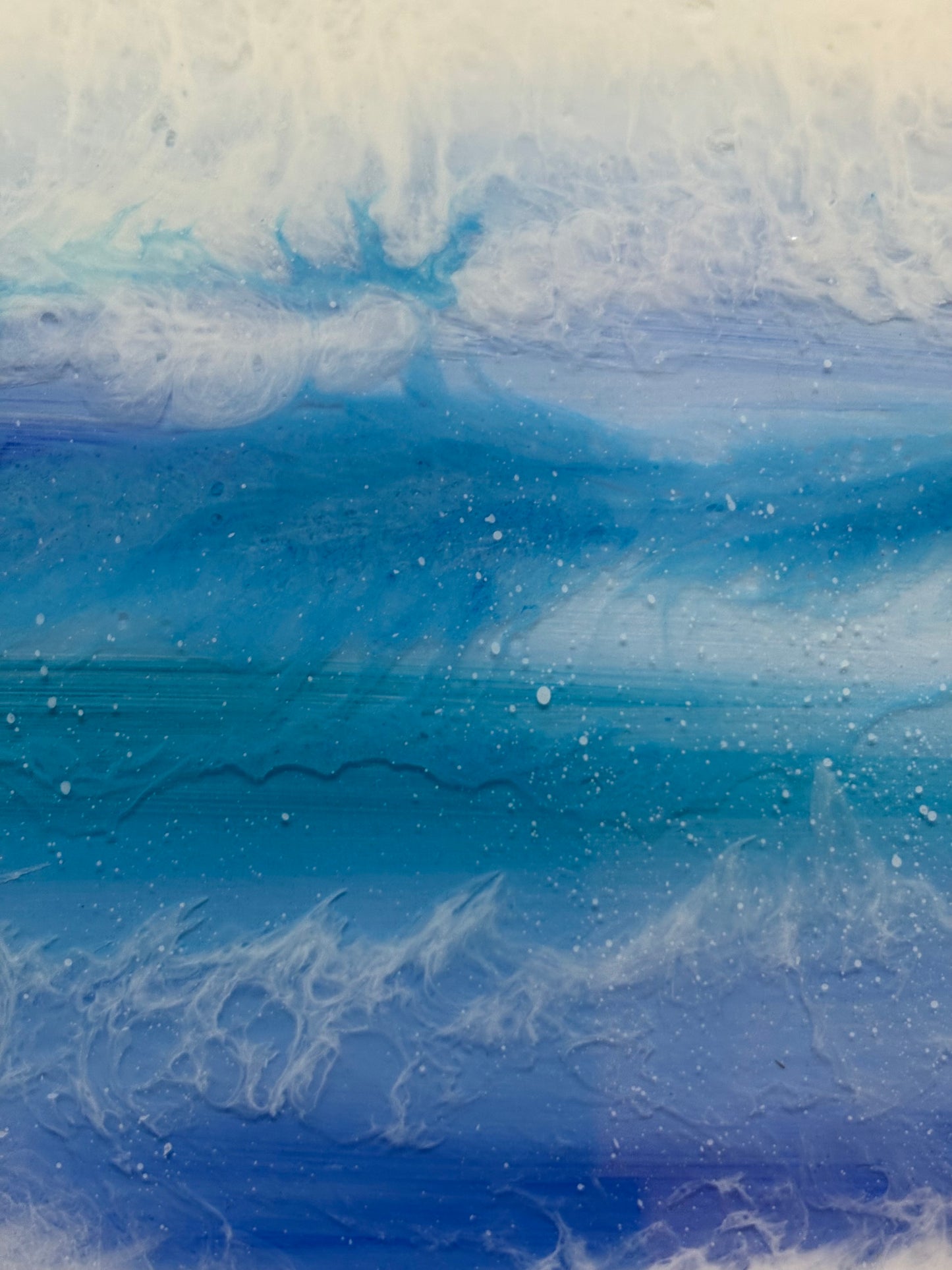 ‘Whispers of the tide” resin seascape