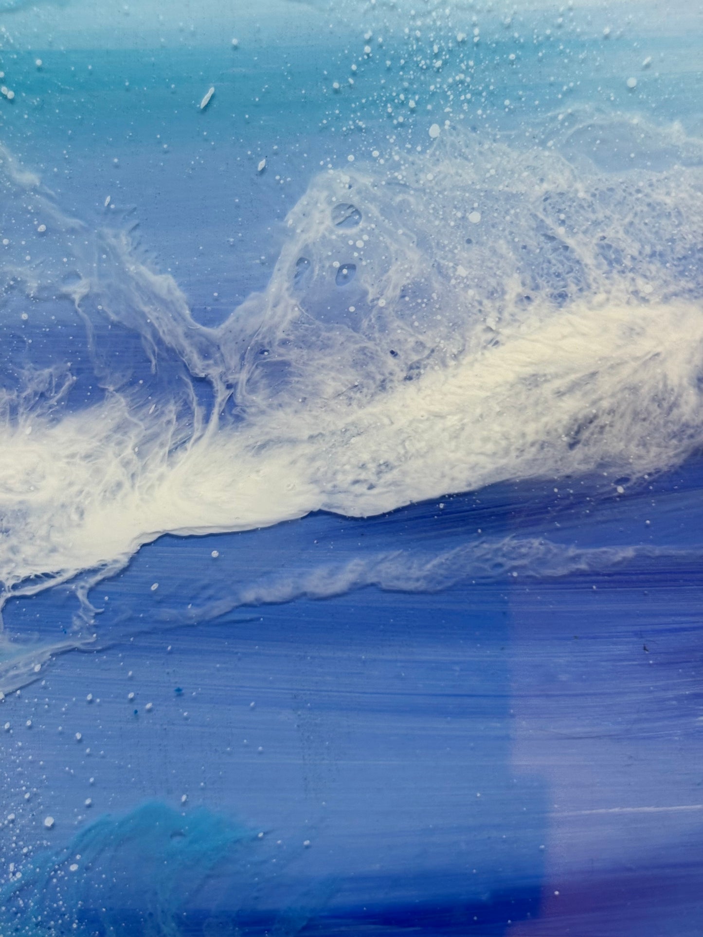 ‘Whispers of the tide” resin seascape