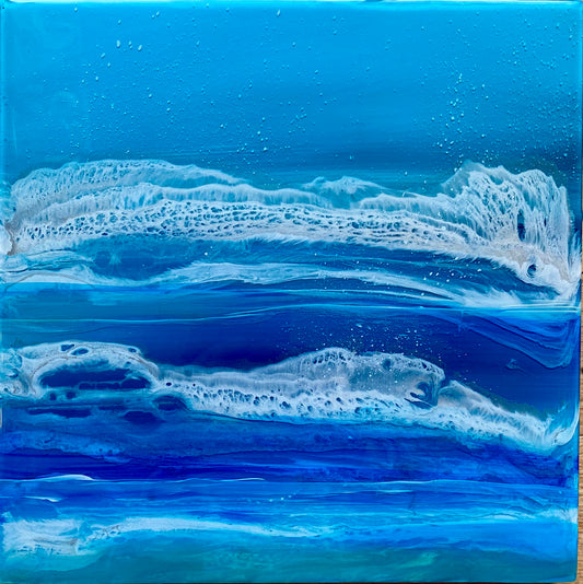 Abstract Resin Seas | Square