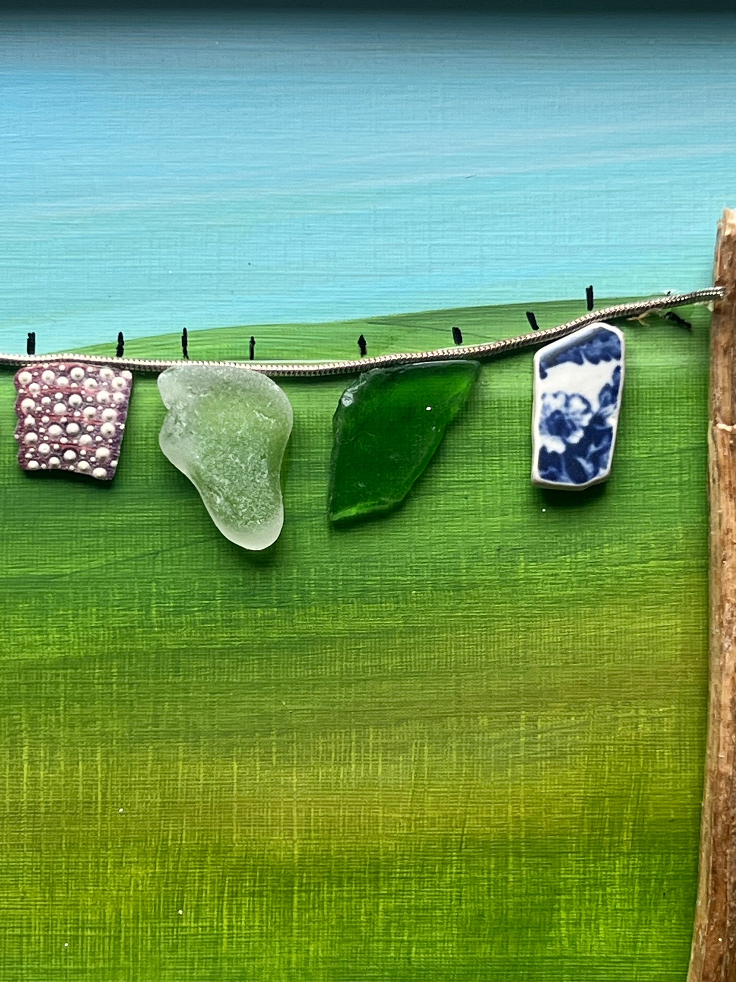 Beach Treasure Washing Line Artwork