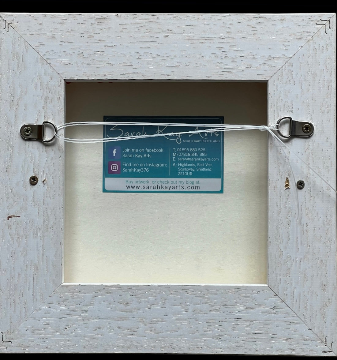 Shetland light Resin seascape | Square