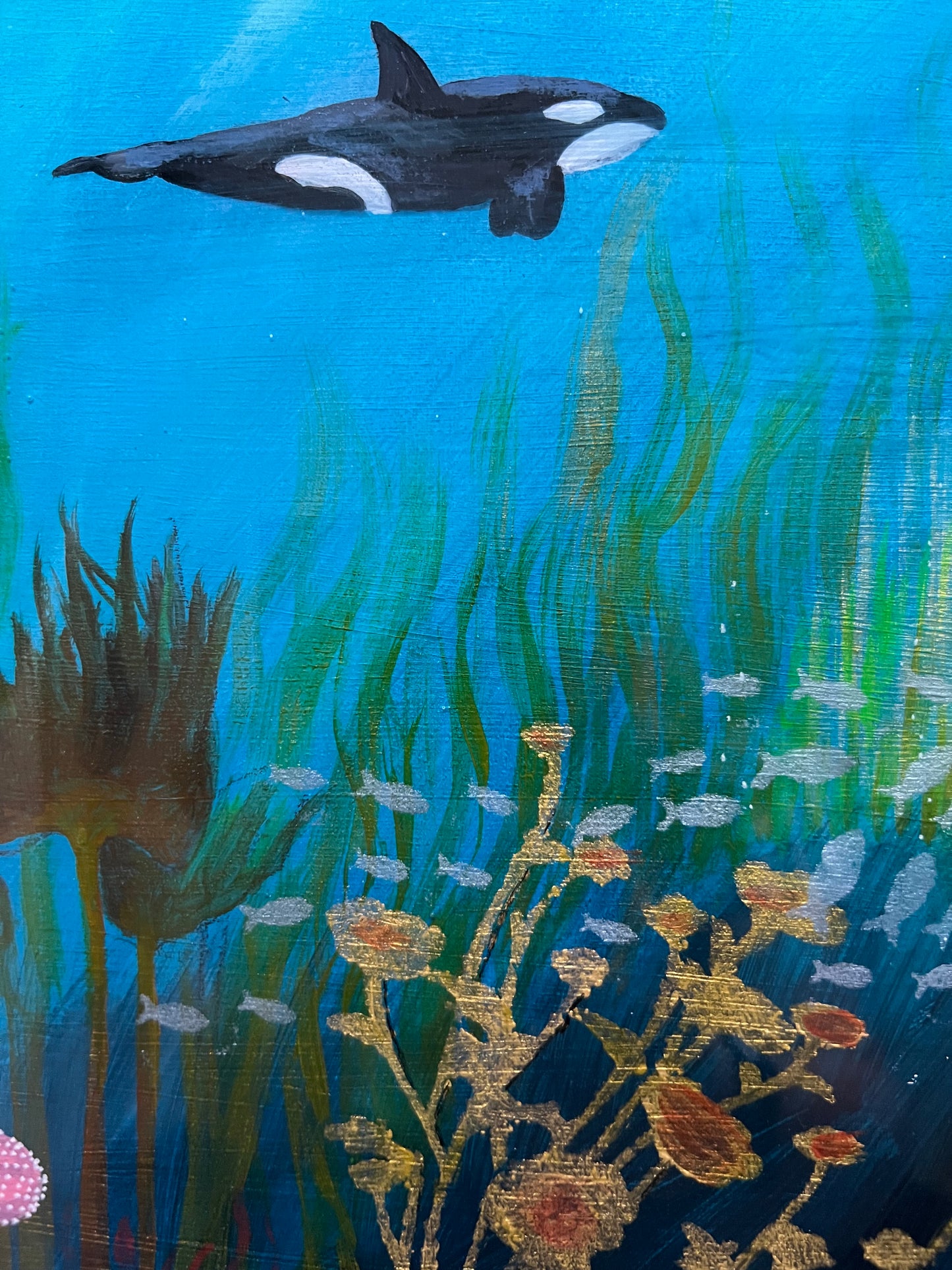 Orca at Bressay painting-Original