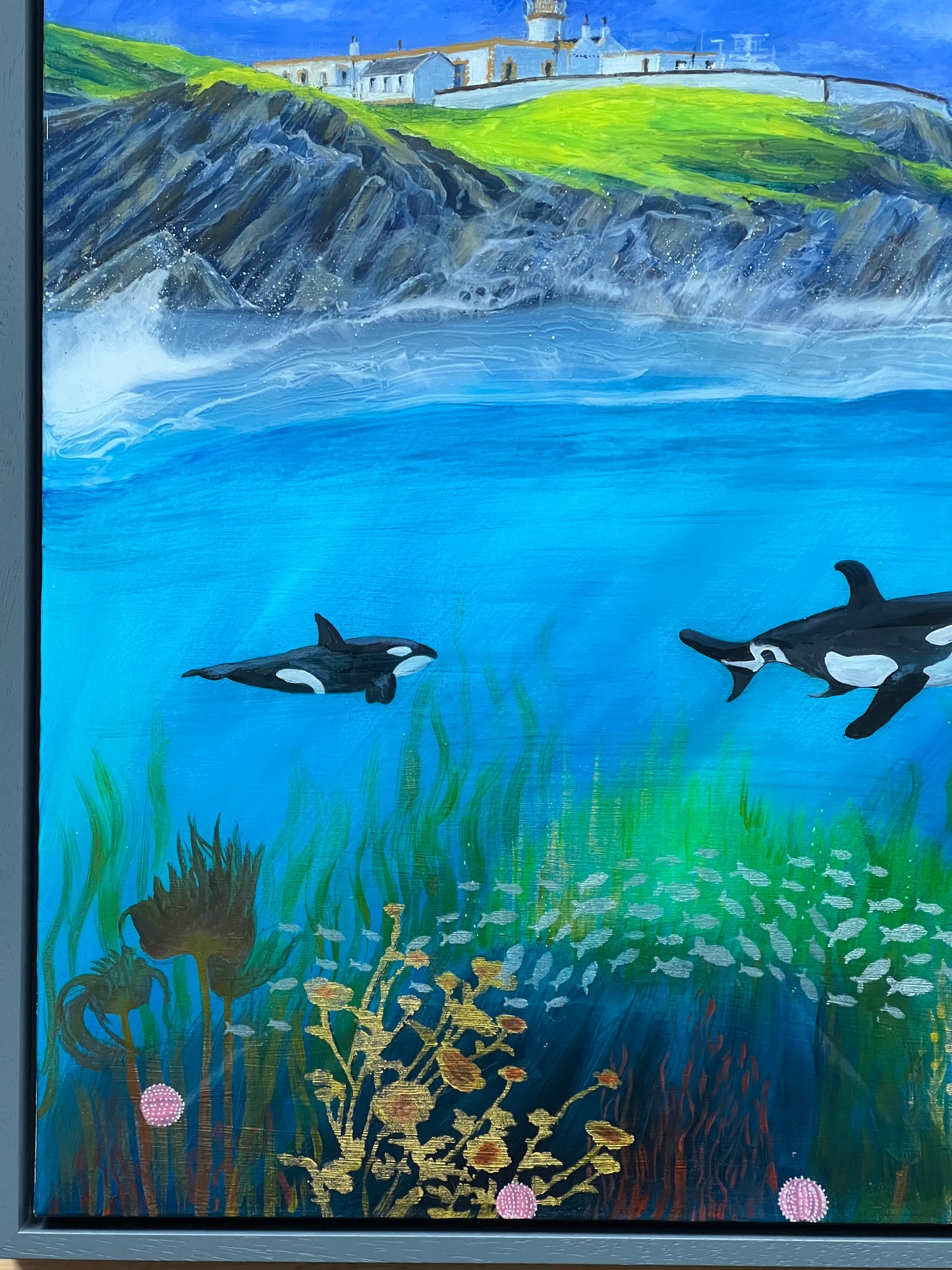 Orca at Bressay painting-Original