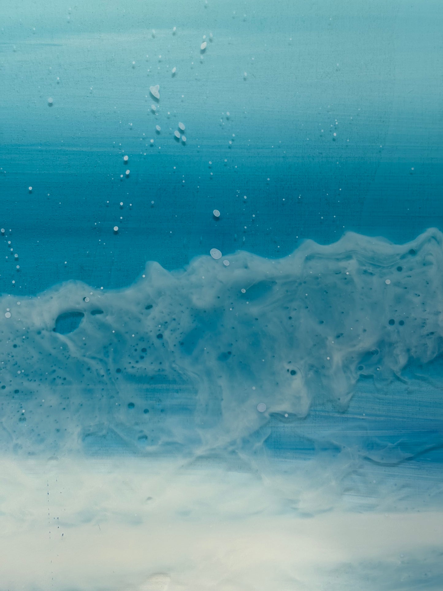 Summer breeze Resin Art Seas | square