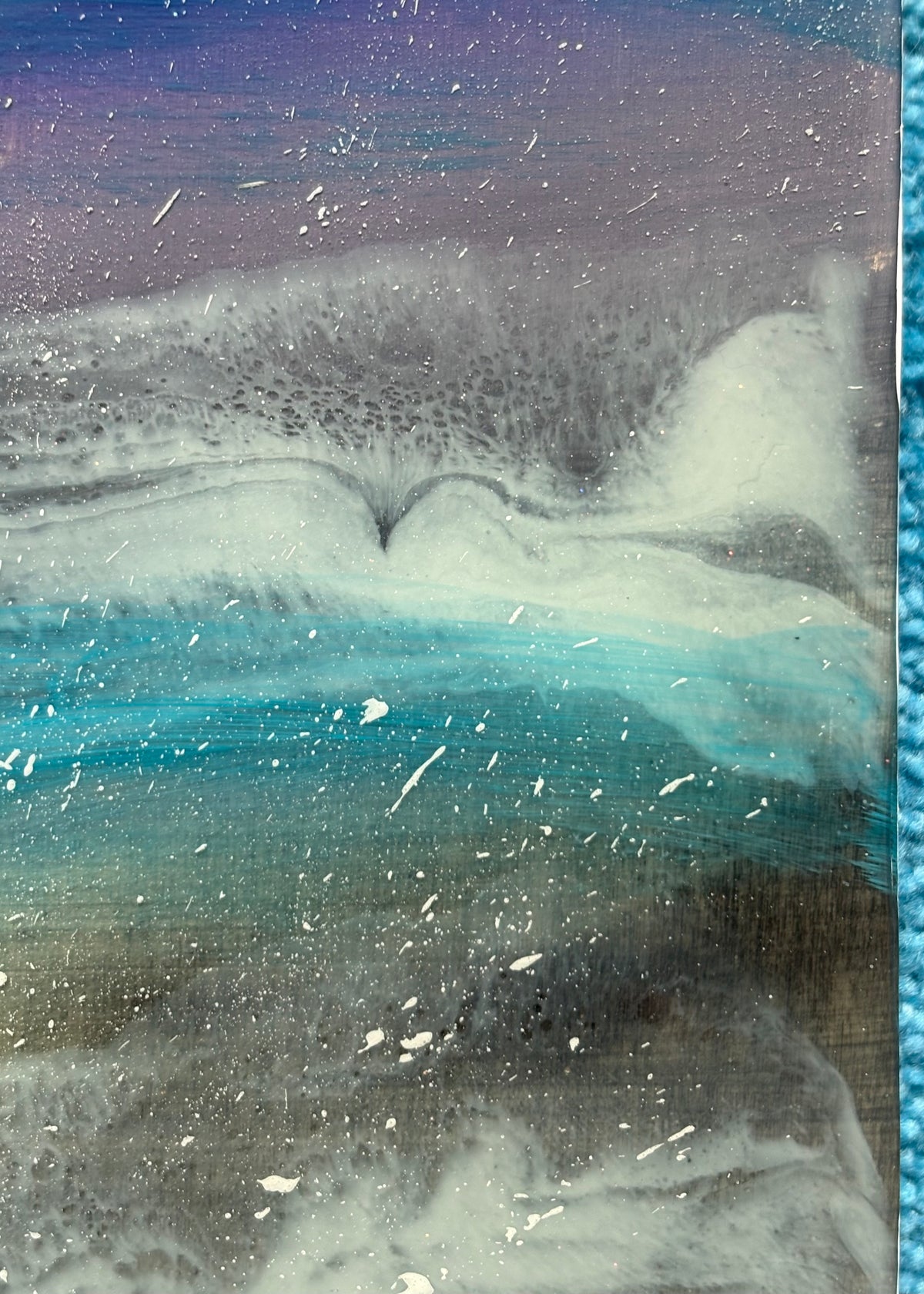 Violet tide seascape | 30 cm