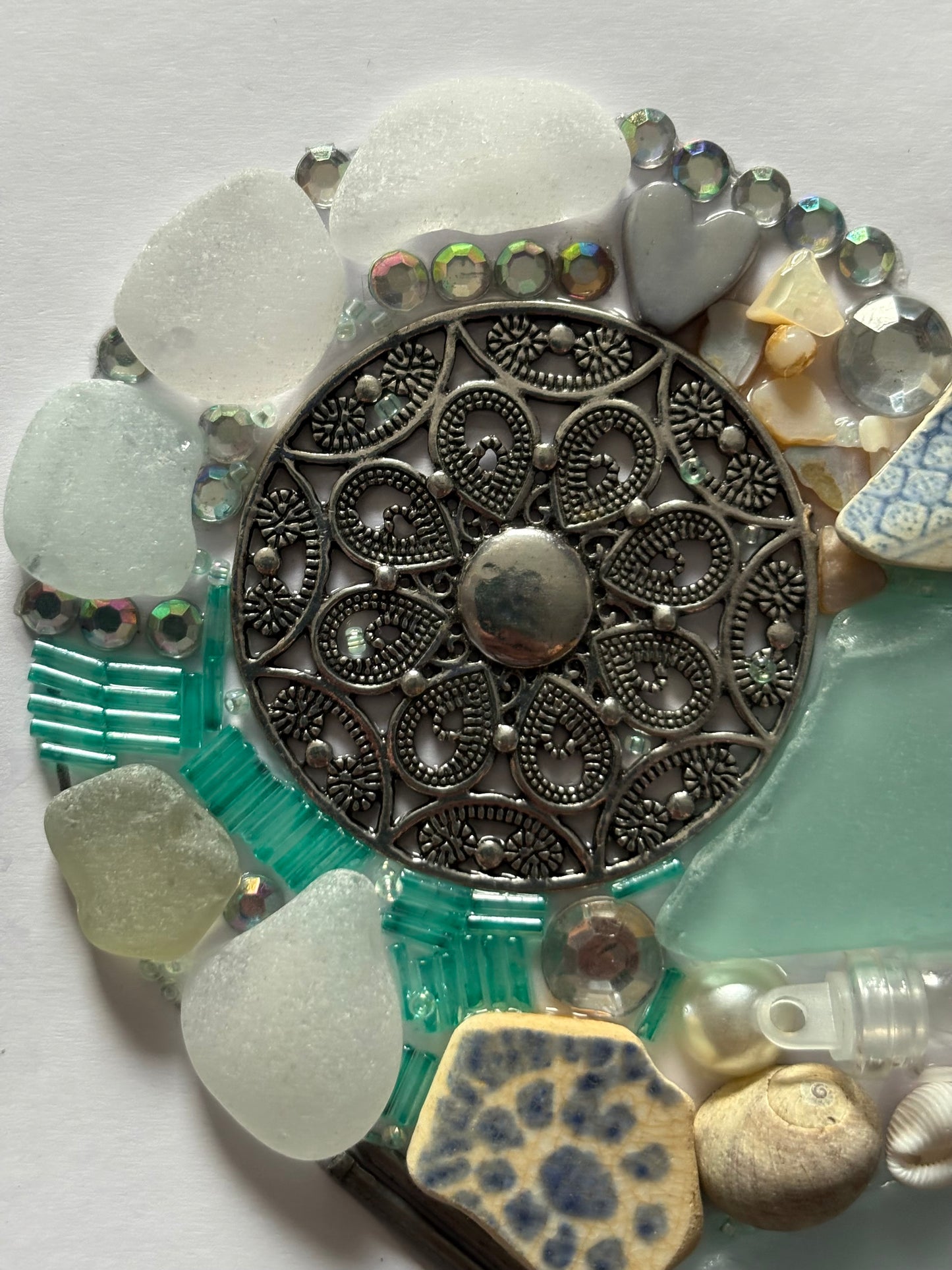 Heart beach Mosaic | greens
