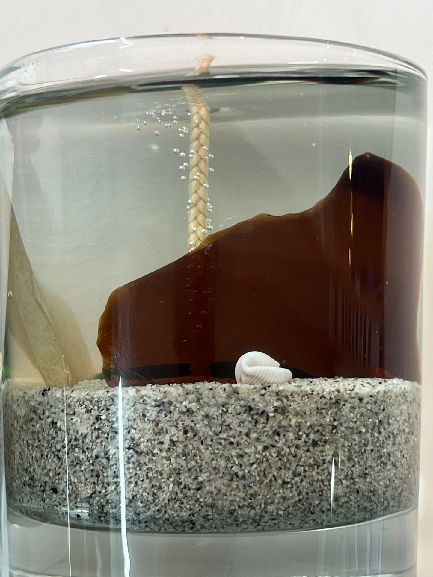 Sea glass Gel Candle