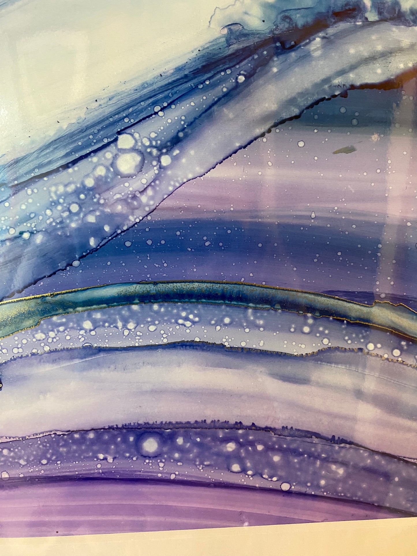 Winter snow inspired Ink Painting