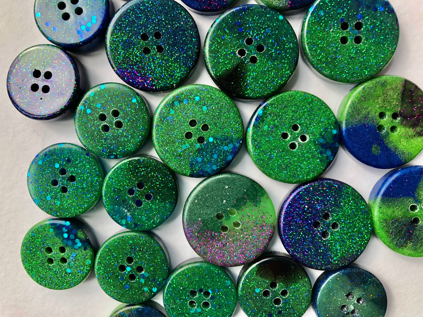 Shetland Mirrie Dancers Resin Buttons