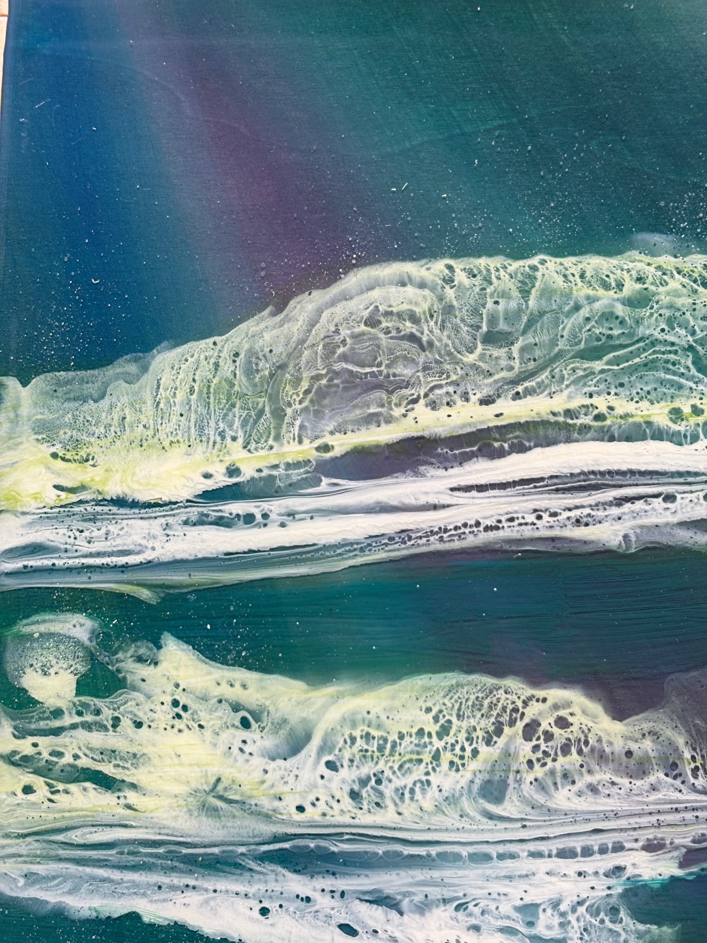 Green fire sea | 30 cm