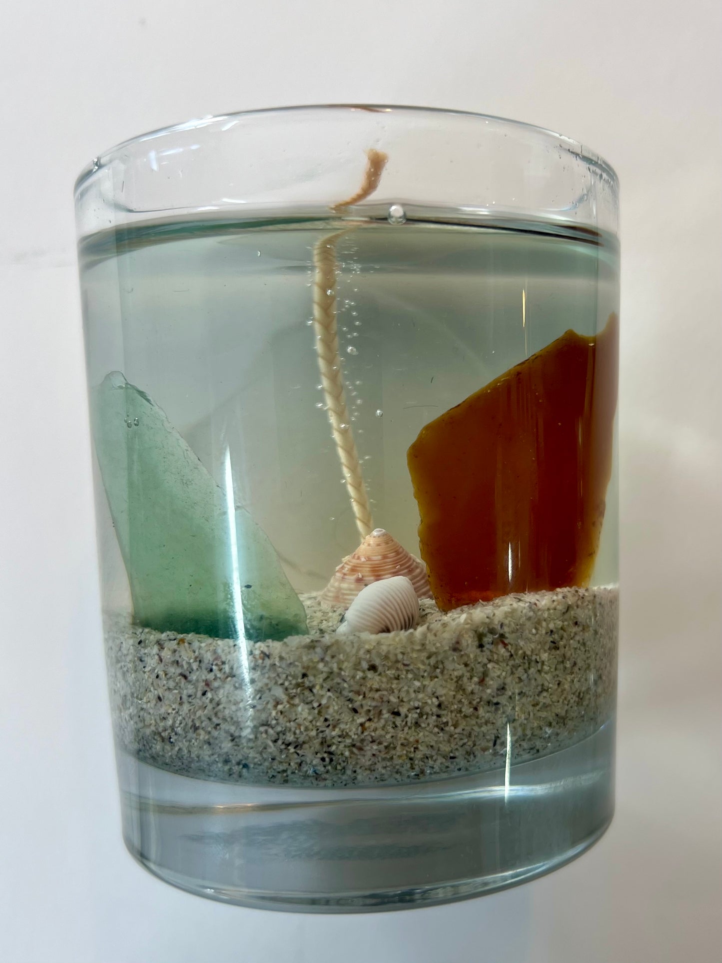 Sea glass Gel Candle