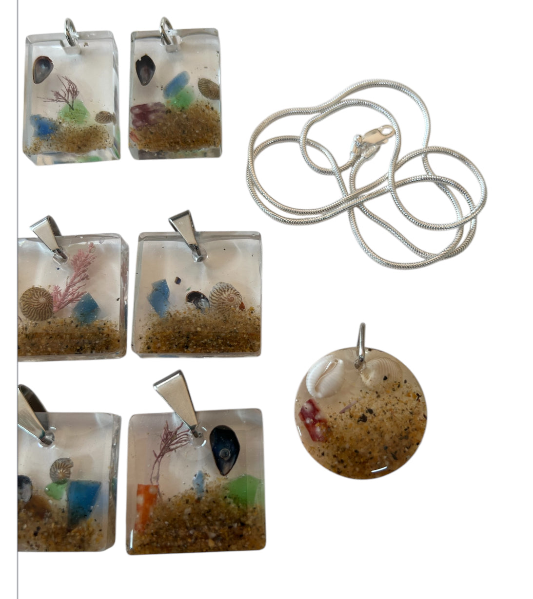 Beach Pendant Shetland TV Collection | Clear