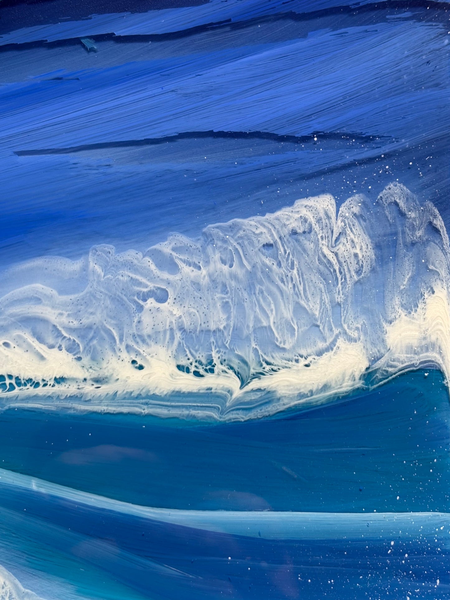Indigo seas in Shetland.