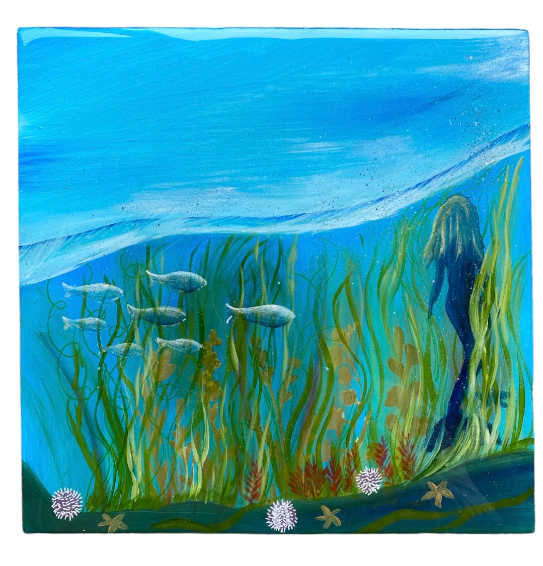 Mermaid painting, Melissa