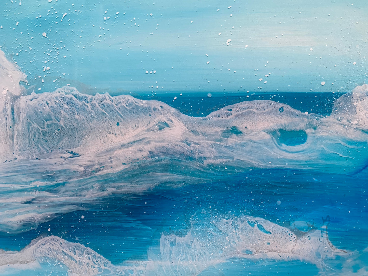 Intricate Wave Artwork | Square