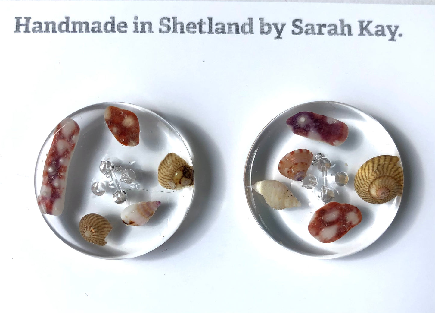 Shetland Beachcomber Treasure Resin Buttons