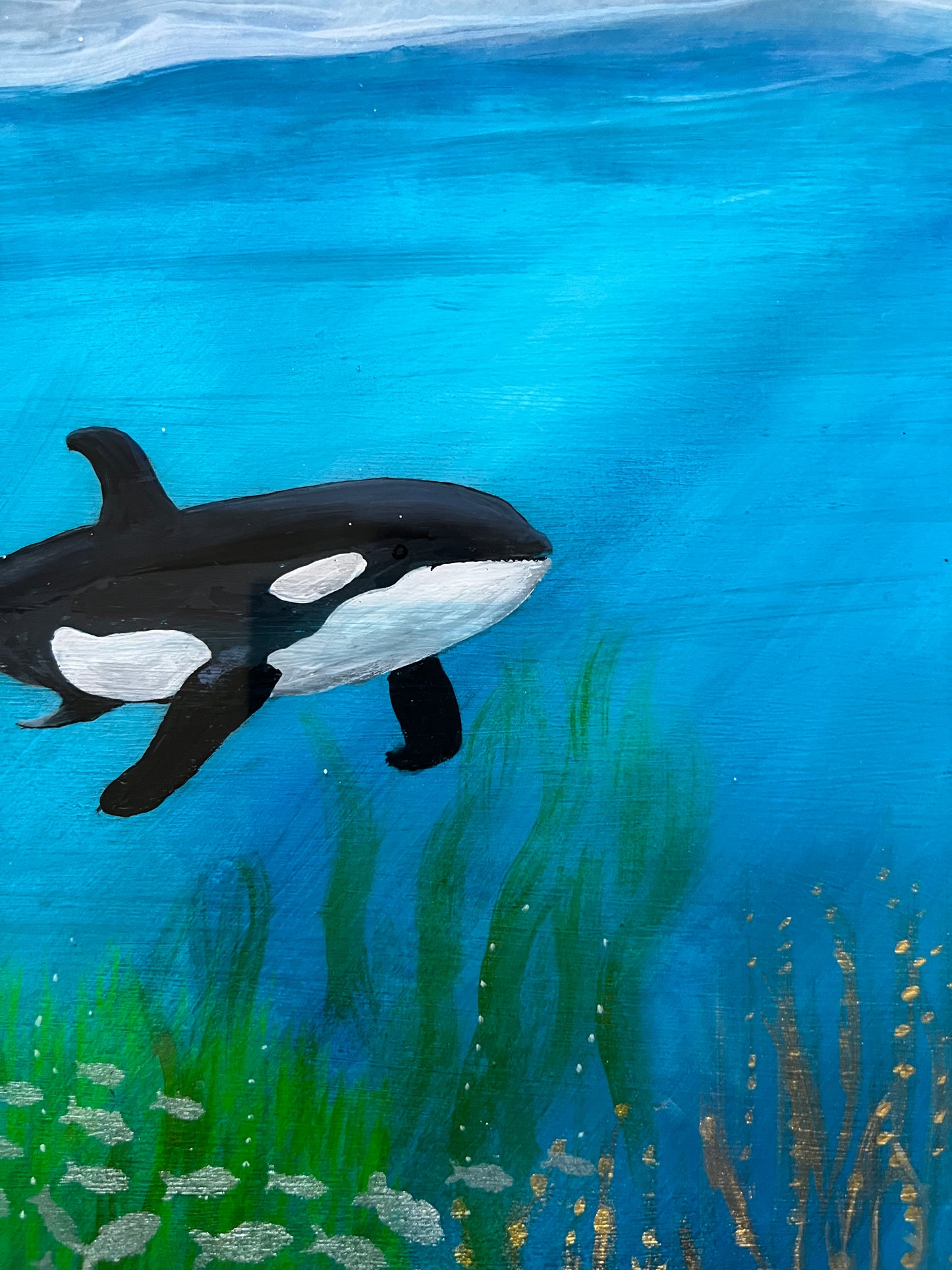 Orca at Bressay painting-Original