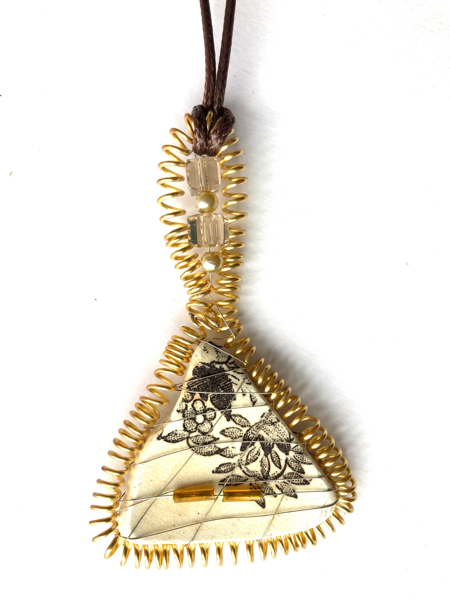 Genuine Pattern Beach Pottery Hanging Decoration