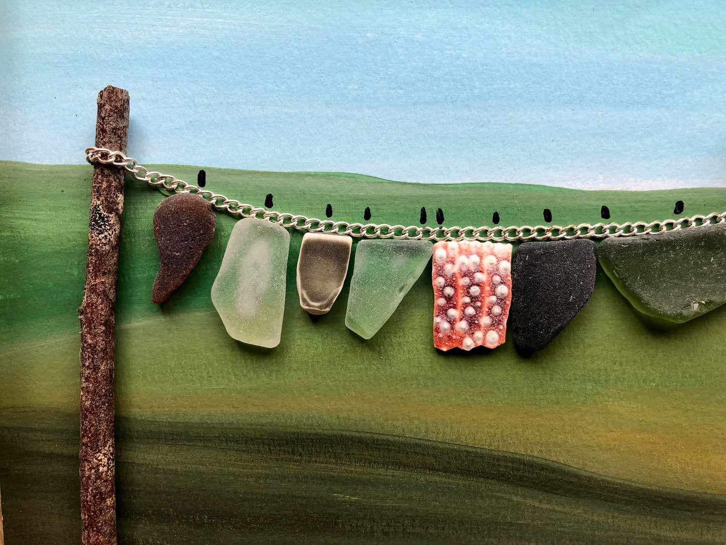Shetland Beach Treasure Clothes Line