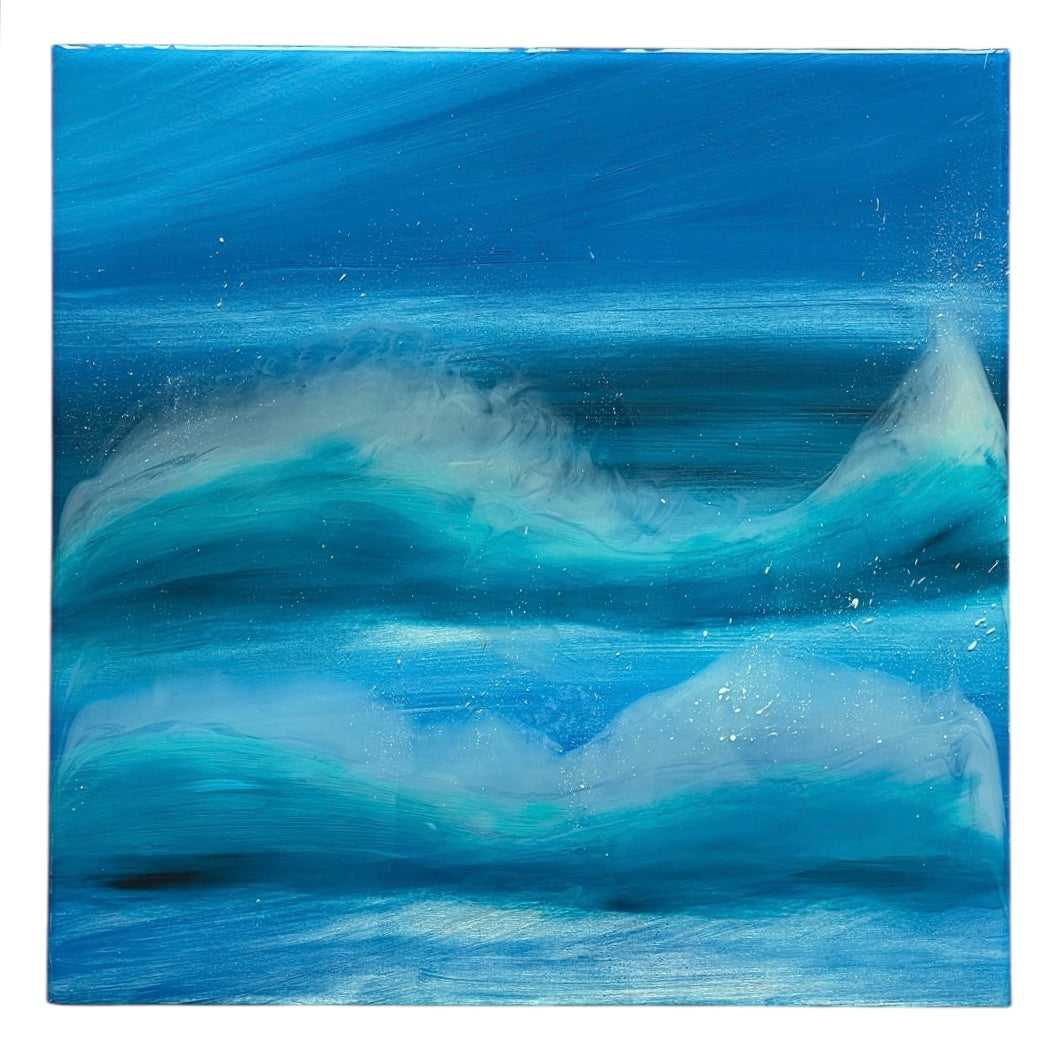 Abstract Resin Artwork | Square